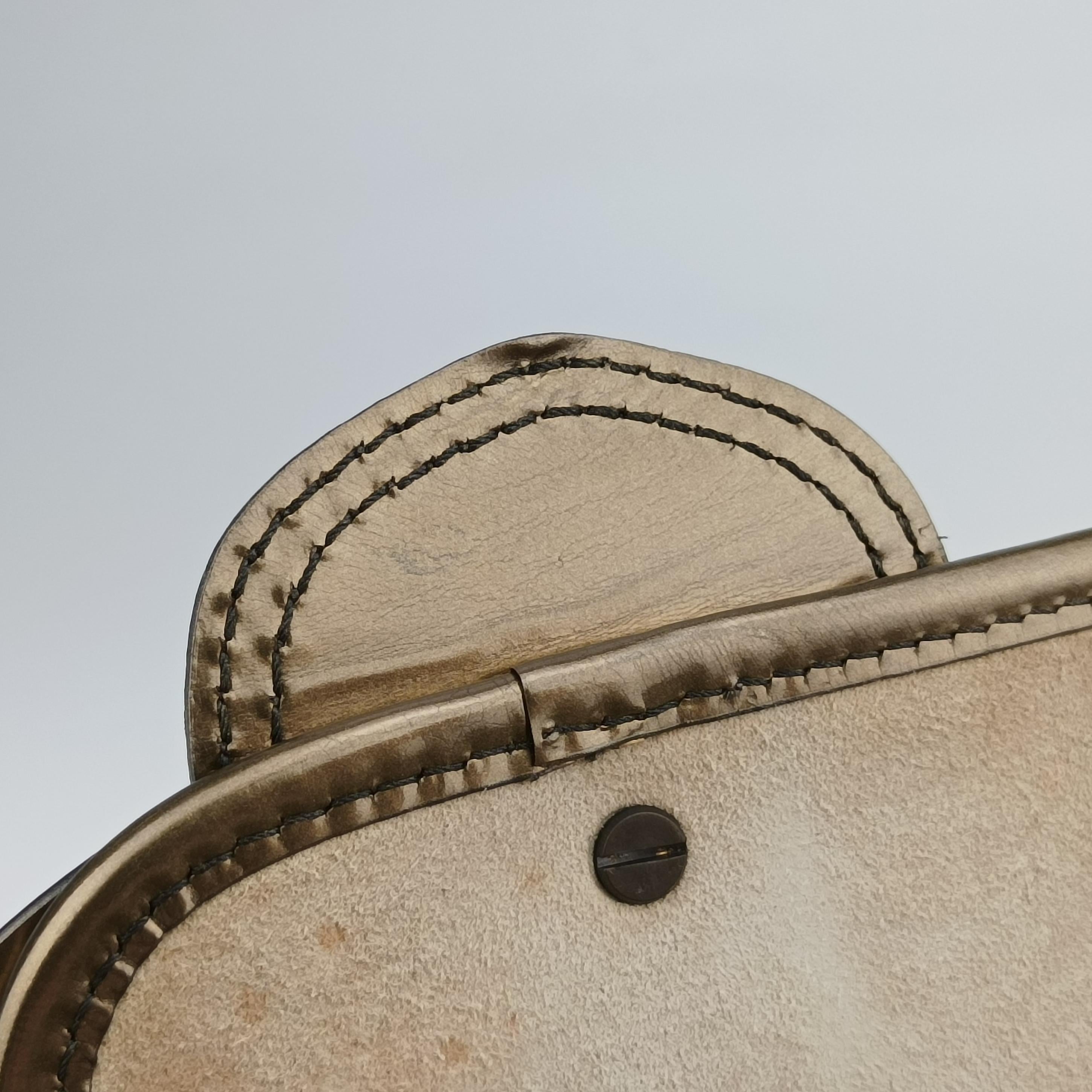 Stripe Calfhair and Velvet Golden Leather 8BN165 2415-8BN165-VTH-079ストライプカーフヘアとベルベット ゴールド レザー 8BN165 2415-8BN165-VTH-079