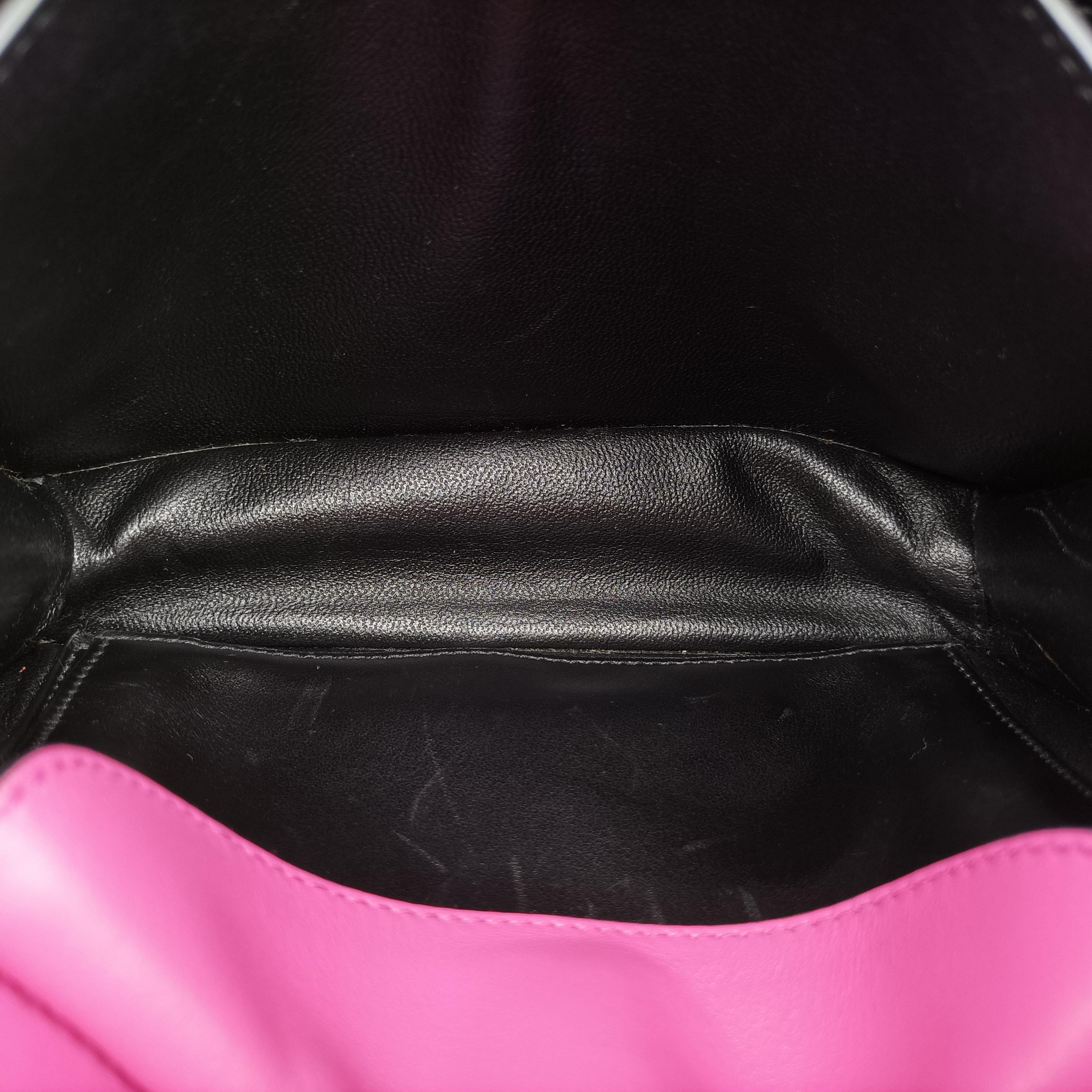 Cahier Pink×Black Leather 1BD045 25カイエ ピンク×ブラック レザー 1BD045 25