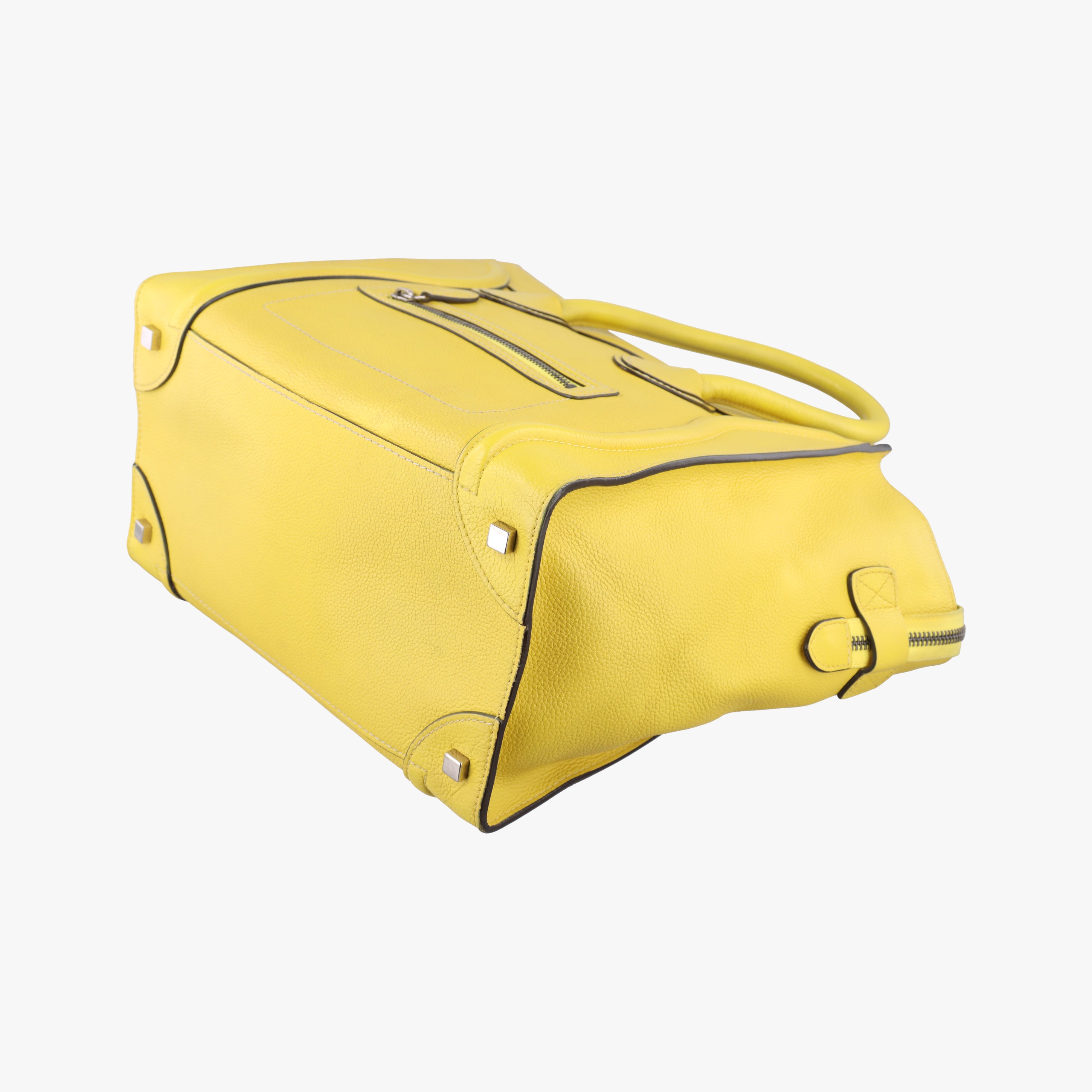 Luggage Mini Shopper Yellow Leather F-SA-0172 S-MM-0182ラゲージミニショッパー イエロー レザー F-SA-0172 S-MM-0182