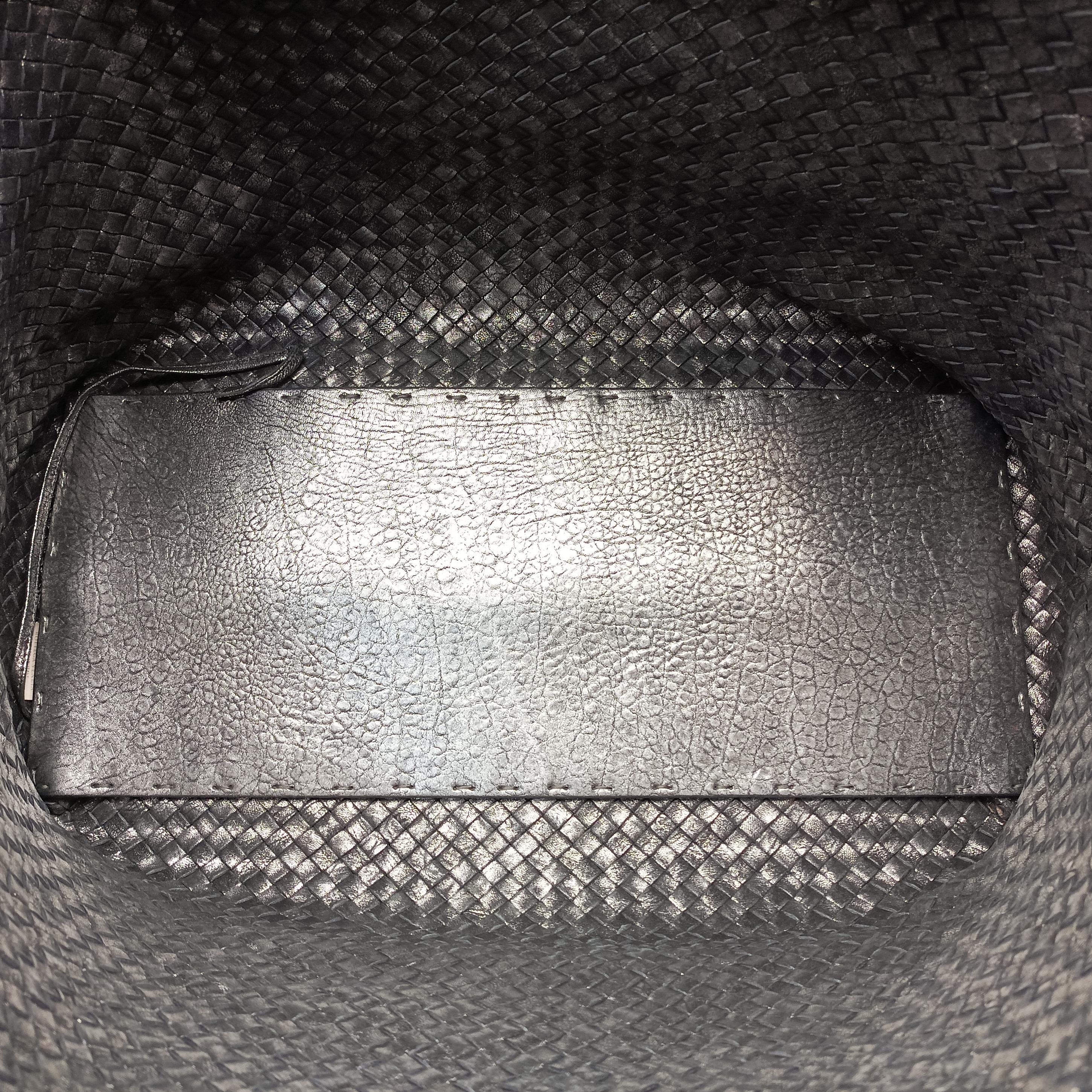 CABAT Dark Silver lambskin Lot number unknownカバ ダークシルバー ラムスキン 製番不明