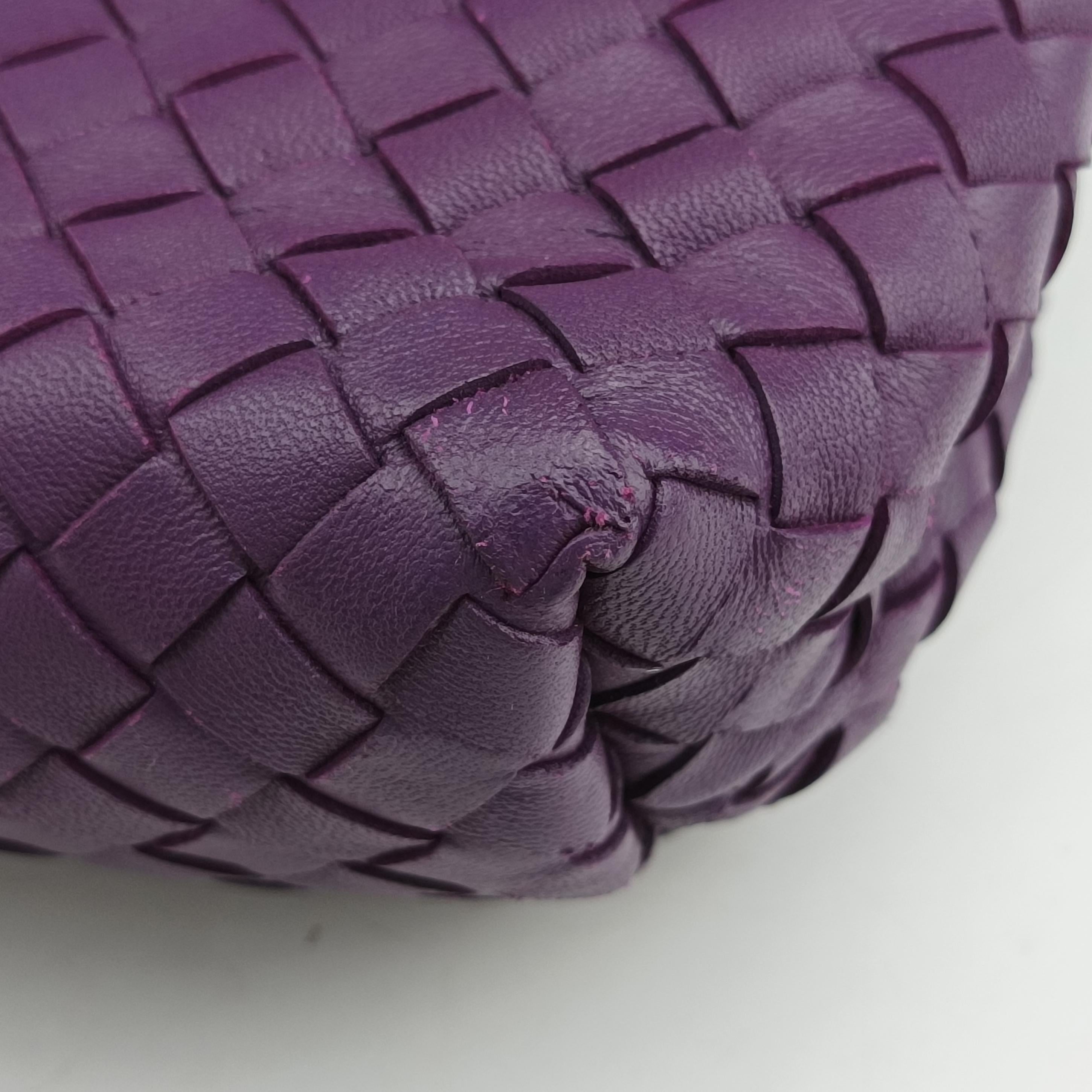 Intrecciato Olimpia Purple lambskin B07506785Pイントレチャート オリンピア パープル ラムスキン B07506785P