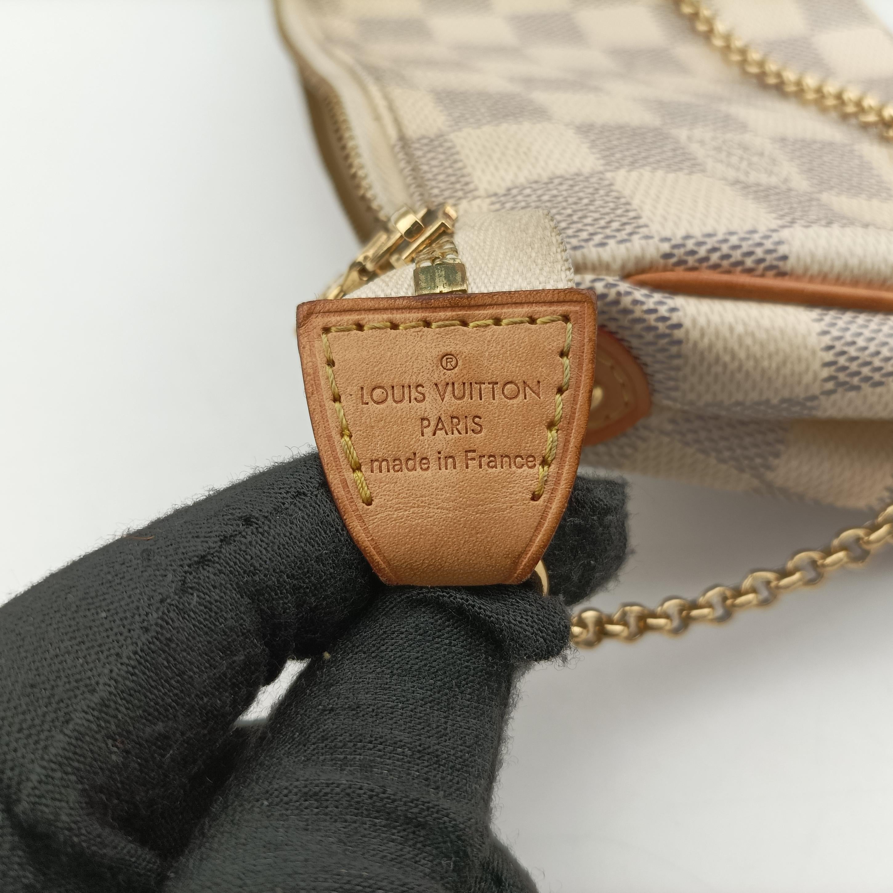 EVA Azur Damier Canvas N55214 MB0136エヴァ アズール ダミエキャンバス N55214 MB0136