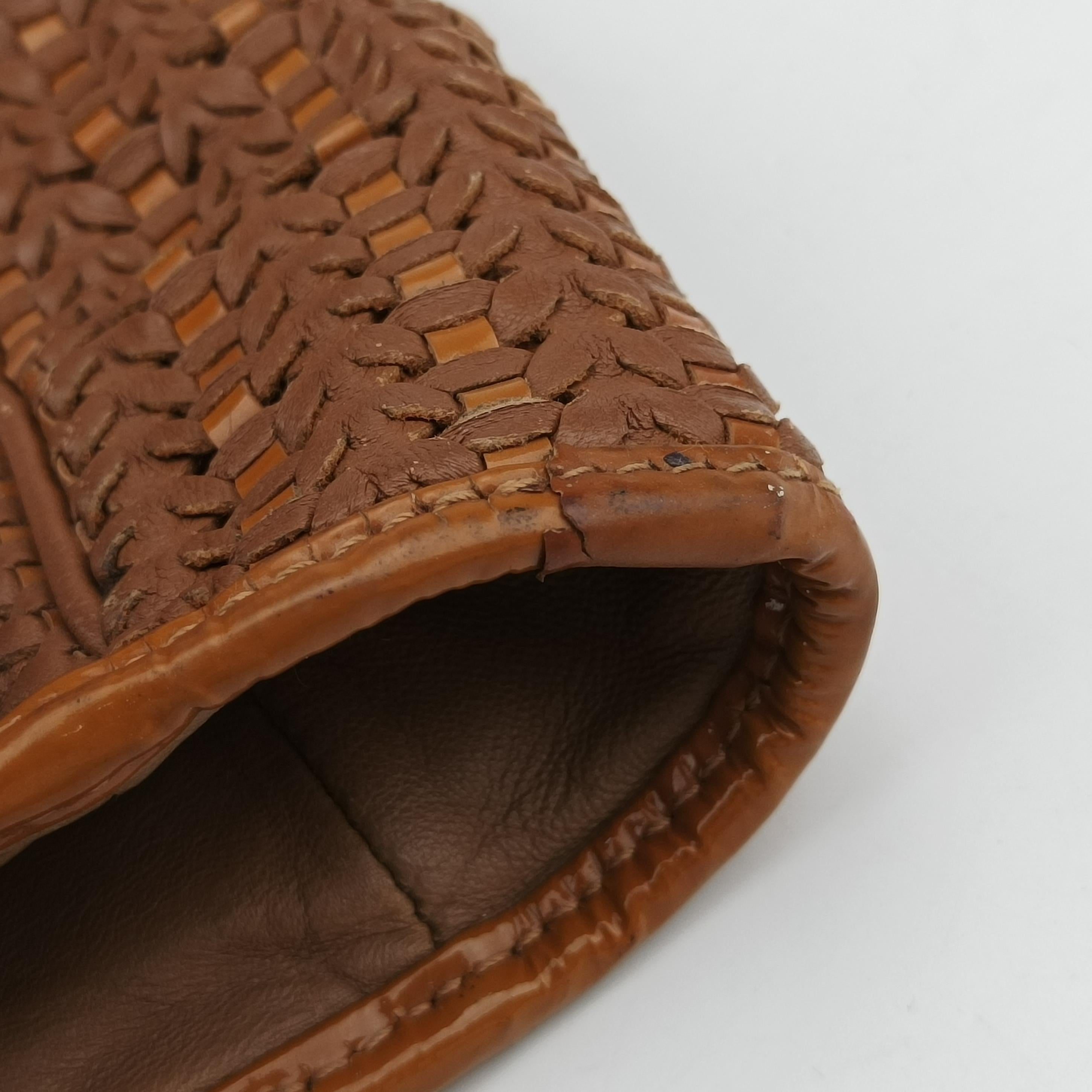 Soft Lady Dior Canage INTRECCIATO Tote Brown lambskin 01-RU-0078ソフト レディディオール カナージュ イントレチャート トート ブラウン ラムスキン 01-RU-0078