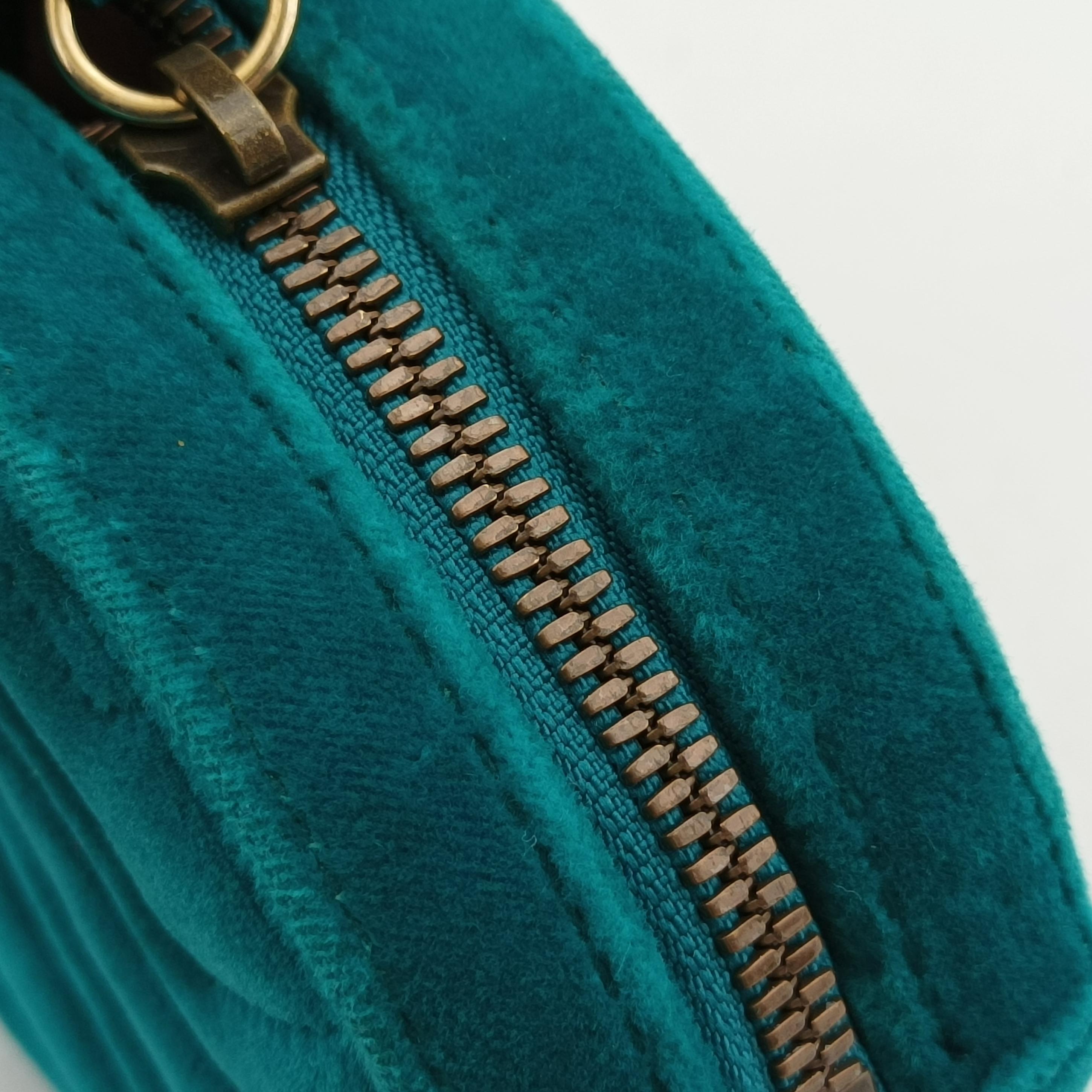 GG Marmont Blue velour 476434 A022520049GGマーモント ブルー ベロア 476434 A022520049