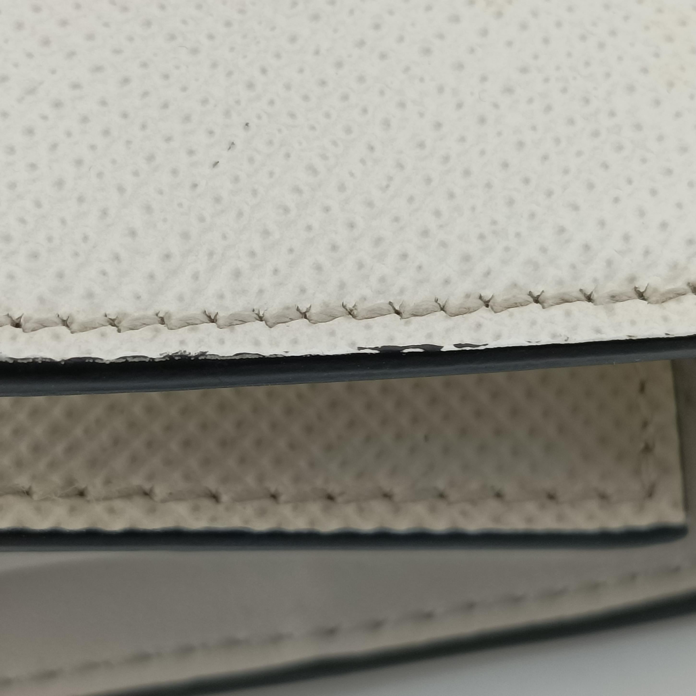 Monochrome Robot White SAFFIANO Leather 1BD127 7/Dモノクローム ロボット ホワイト サフィアーノレザー 1BD127 7/D