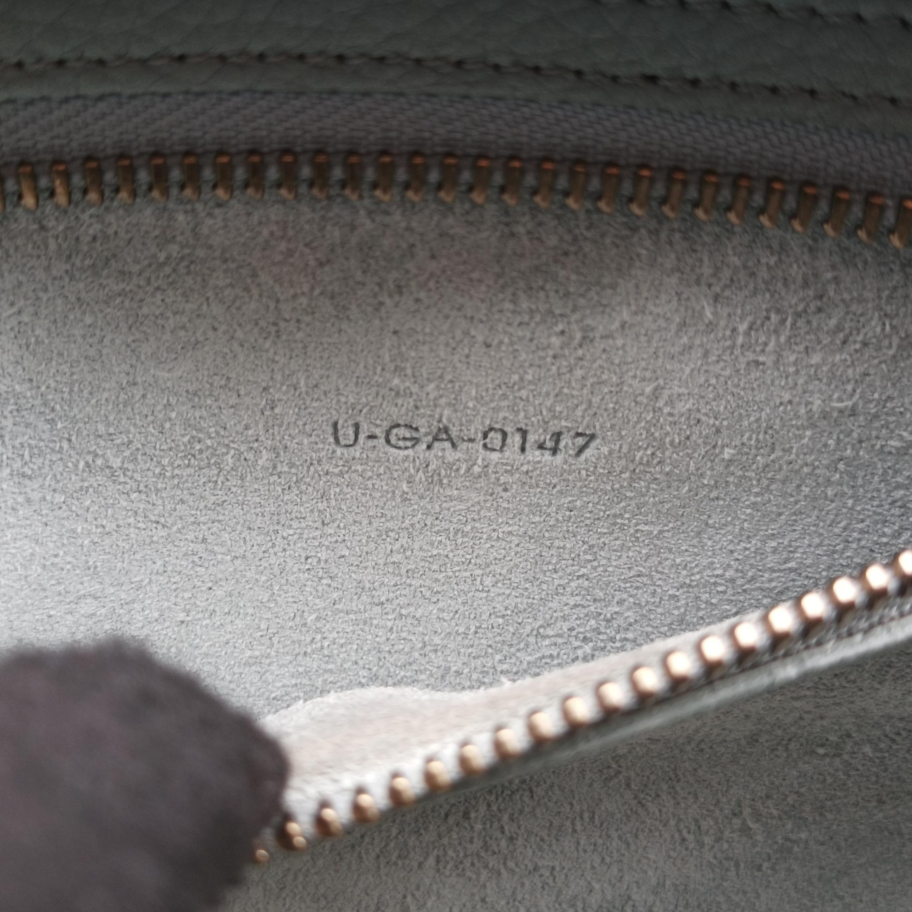 Luggage Micro shopper Blue Leather U-GA-0147ラゲージマイクロショッパー ブルー レザー U-GA-0147