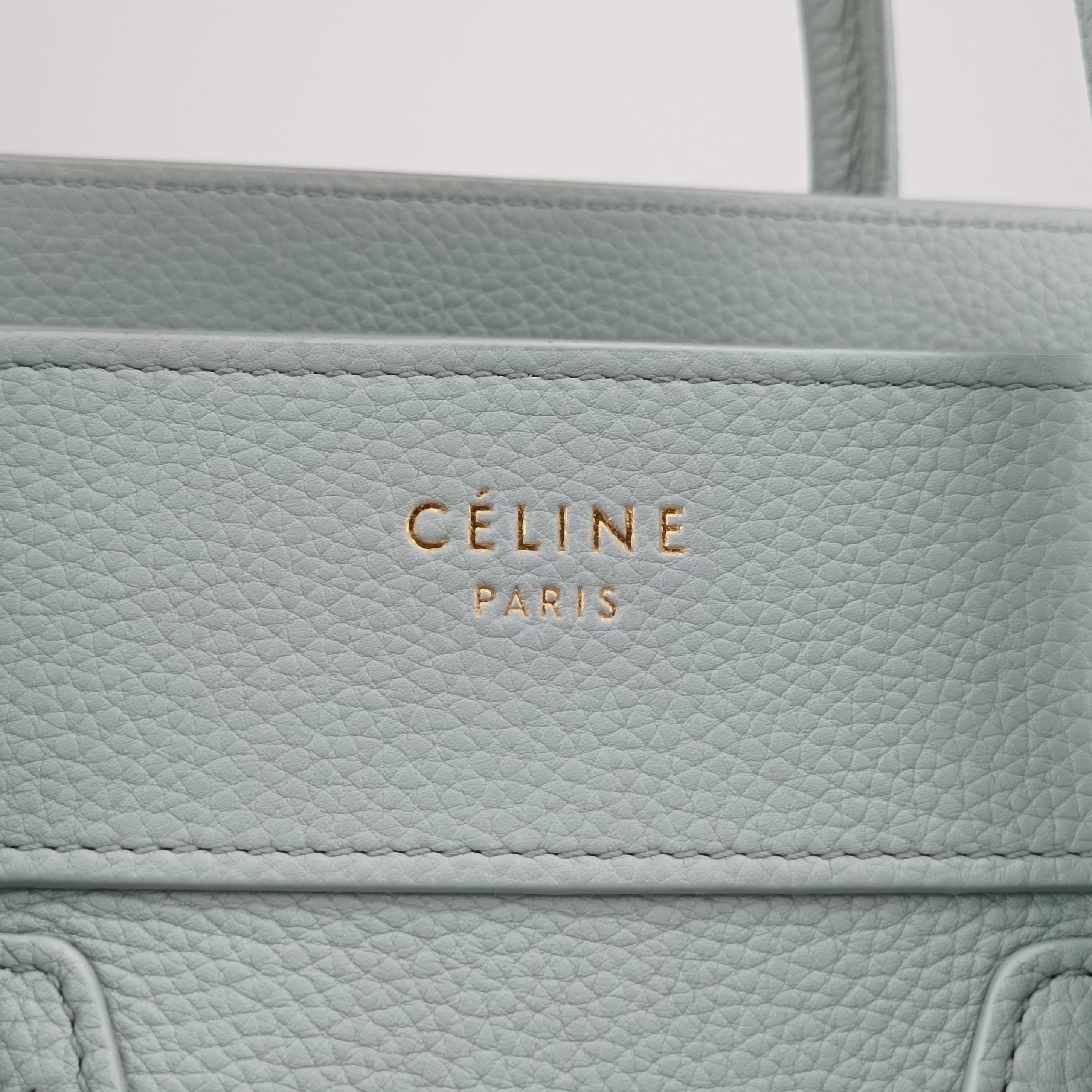 Luggage Micro shopper Blue Leather U-GA-0147ラゲージマイクロショッパー ブルー レザー U-GA-0147