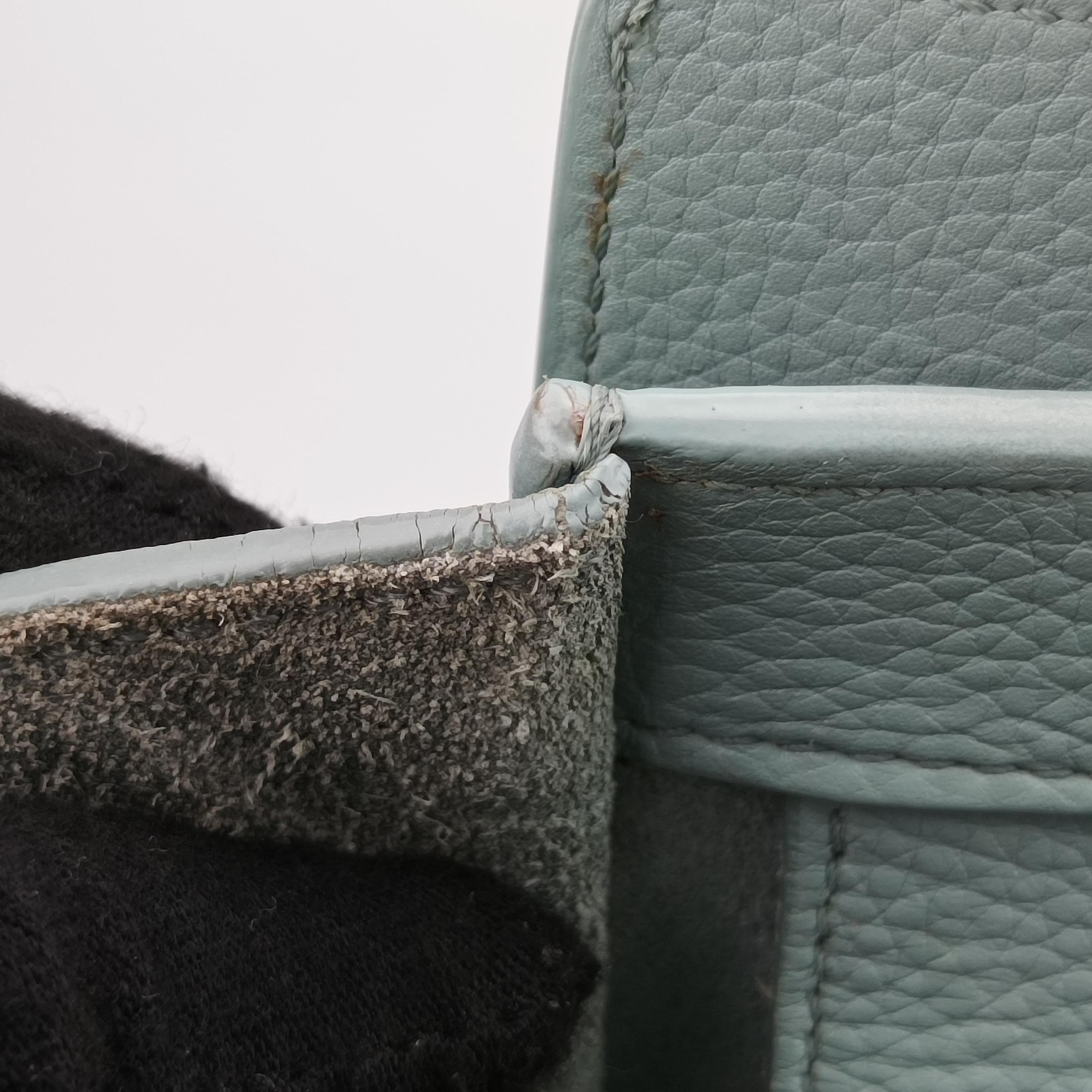 Luggage Micro shopper Blue Leather U-GA-0147ラゲージマイクロショッパー ブルー レザー U-GA-0147