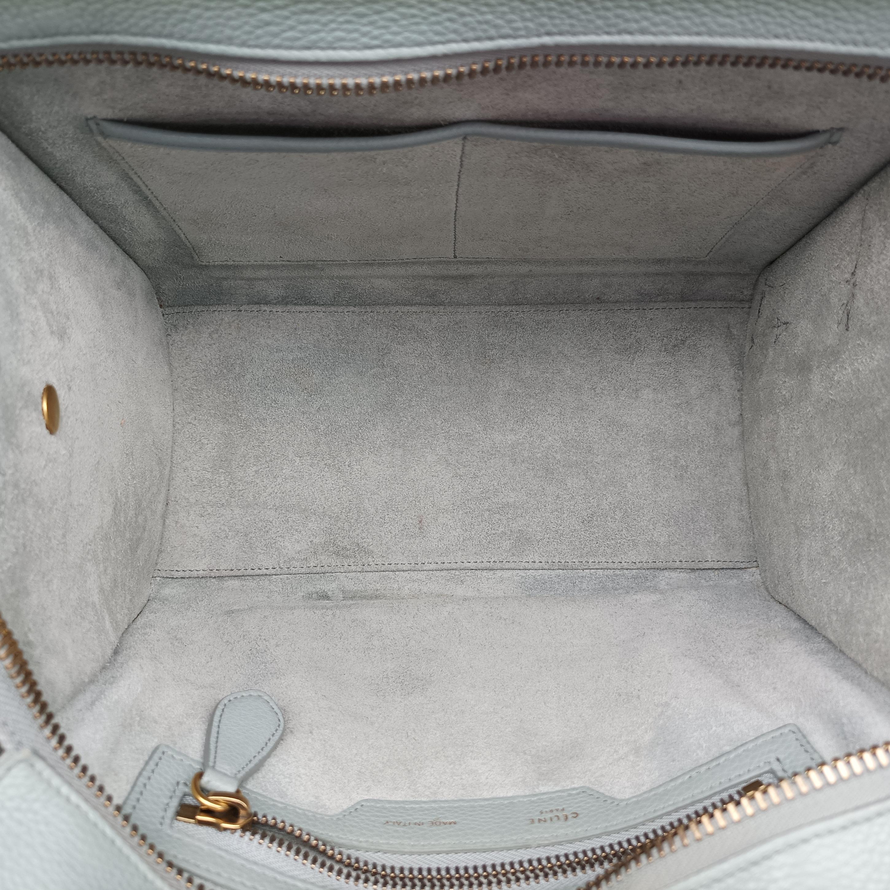 Luggage Micro shopper Blue Leather U-GA-0147ラゲージマイクロショッパー ブルー レザー U-GA-0147