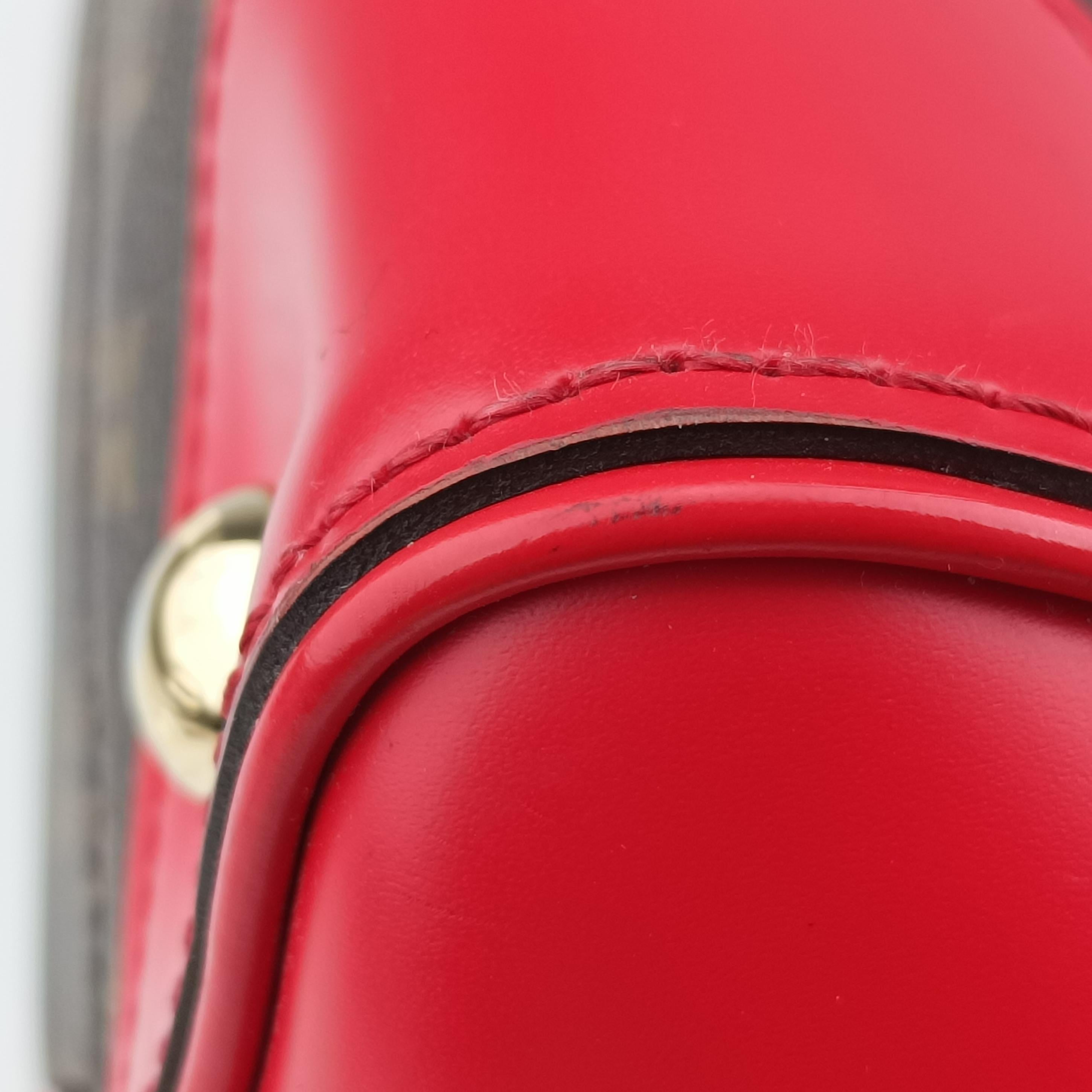 PHENIX PM brown×COQUELICOT Monogram Canvas×calf leather M41537 CA5105フェニックスPM モノグラム/ブラウン系×コクリコ モノグラムキャンバス×カーフレザー M41537 CA5105