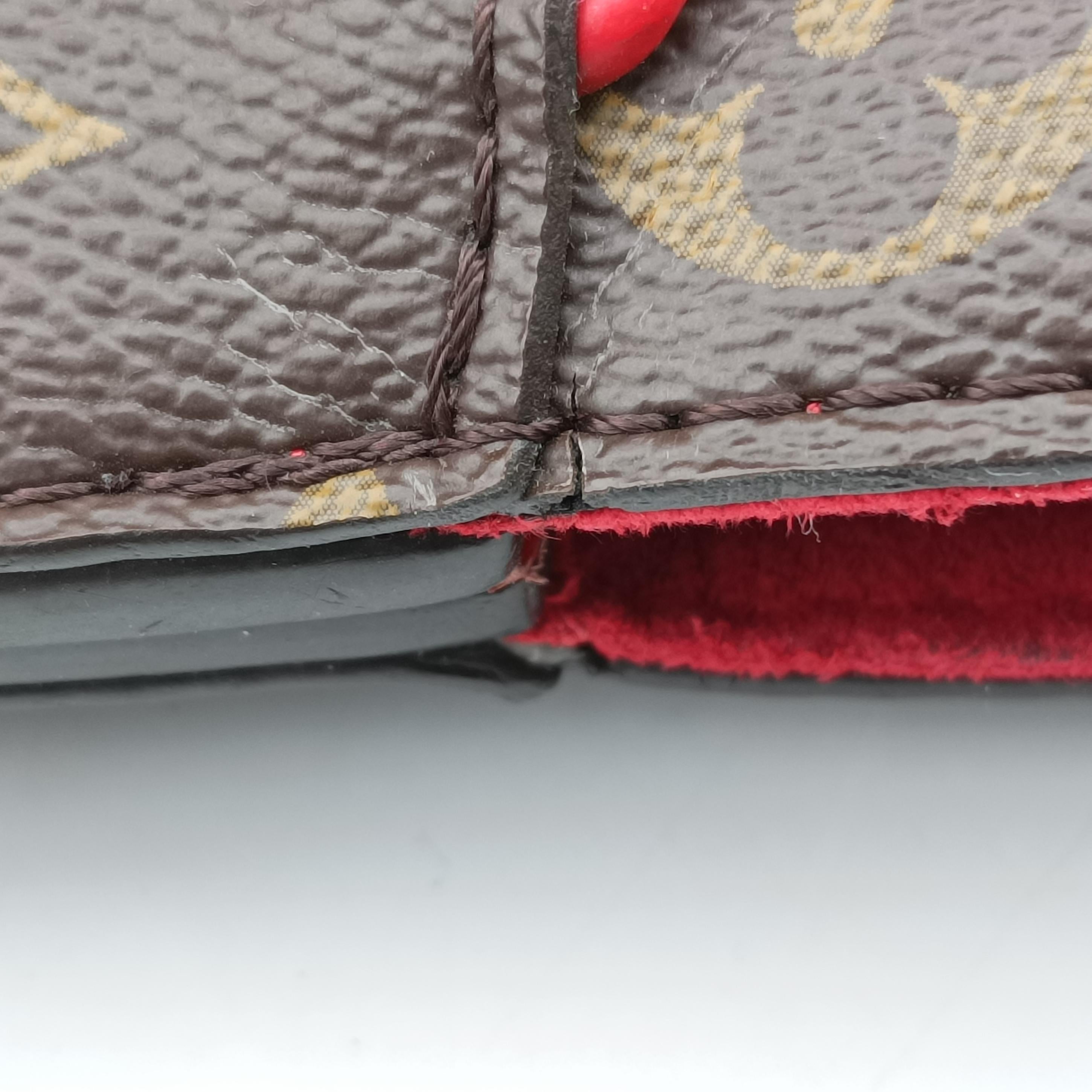 PHENIX PM brown×COQUELICOT Monogram Canvas×calf leather M41537 CA5105フェニックスPM モノグラム/ブラウン系×コクリコ モノグラムキャンバス×カーフレザー M41537 CA5105