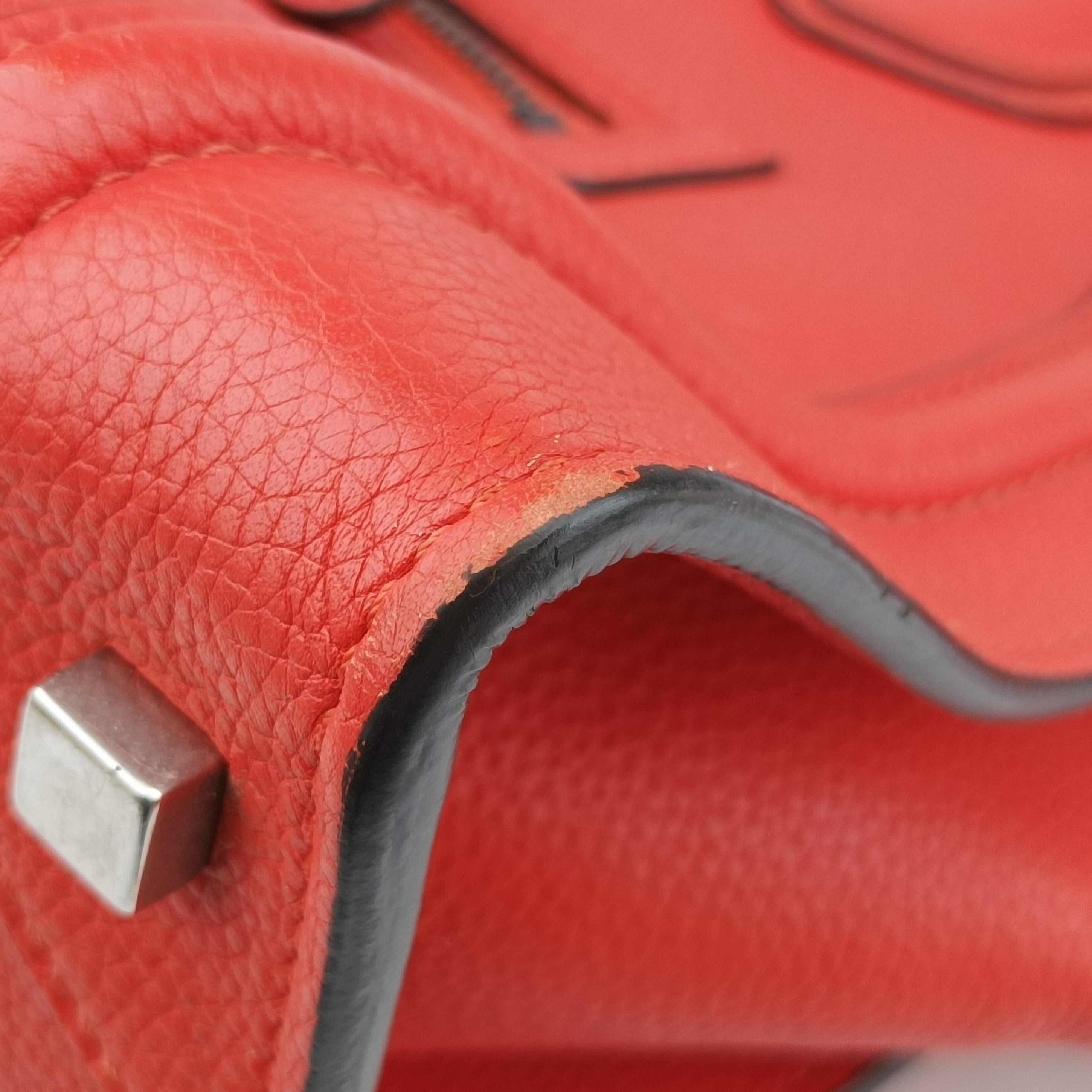 Luggage Mini Shopper Red Leather S-SA-0191 S-CU-1101ラゲージミニショッパー レッド レザー S-SA-0191 S-CU-1101