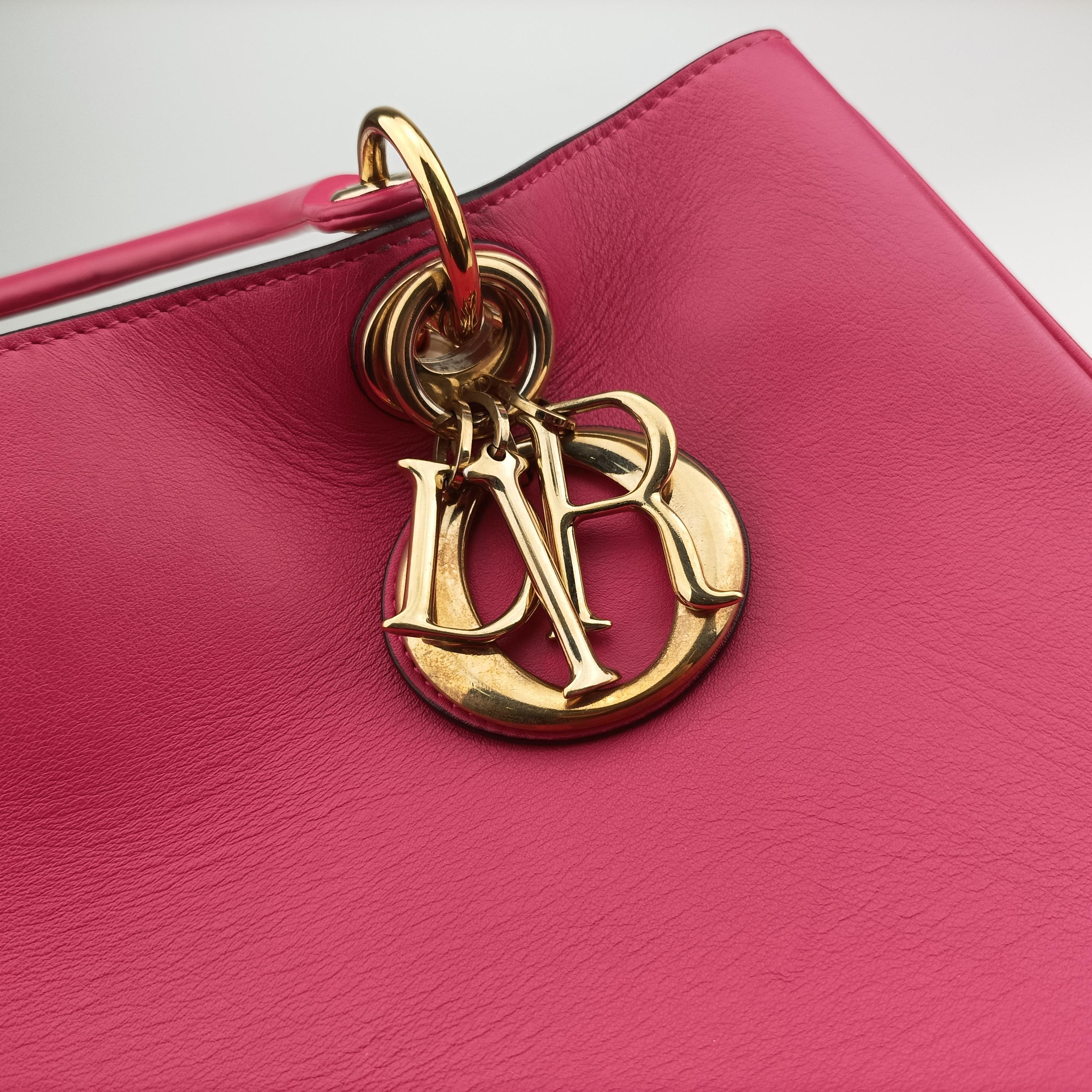 Diorissimo Rose Leather 19-MA-0143ディオリッシモ ローズ レッド レザー 19-MA-0143