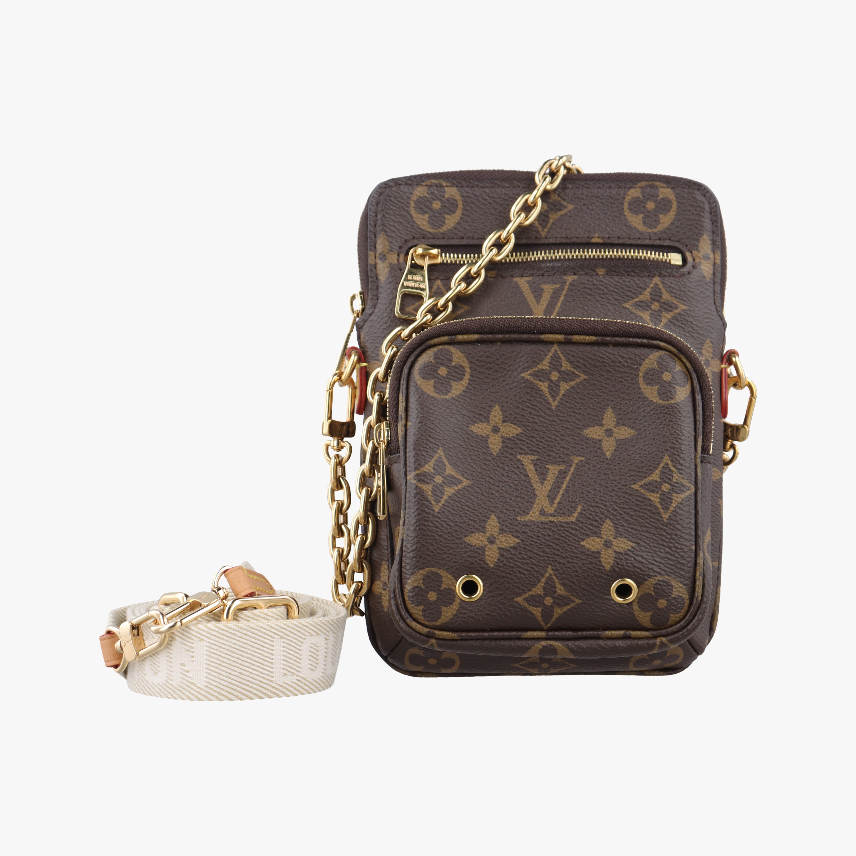 Utility Phone Sleeve Brown Monogram Canvas M80746 IC Chipユーティリティ モノグラム/ブラウン系 モノグラムキャンバス M80746 ICチップ