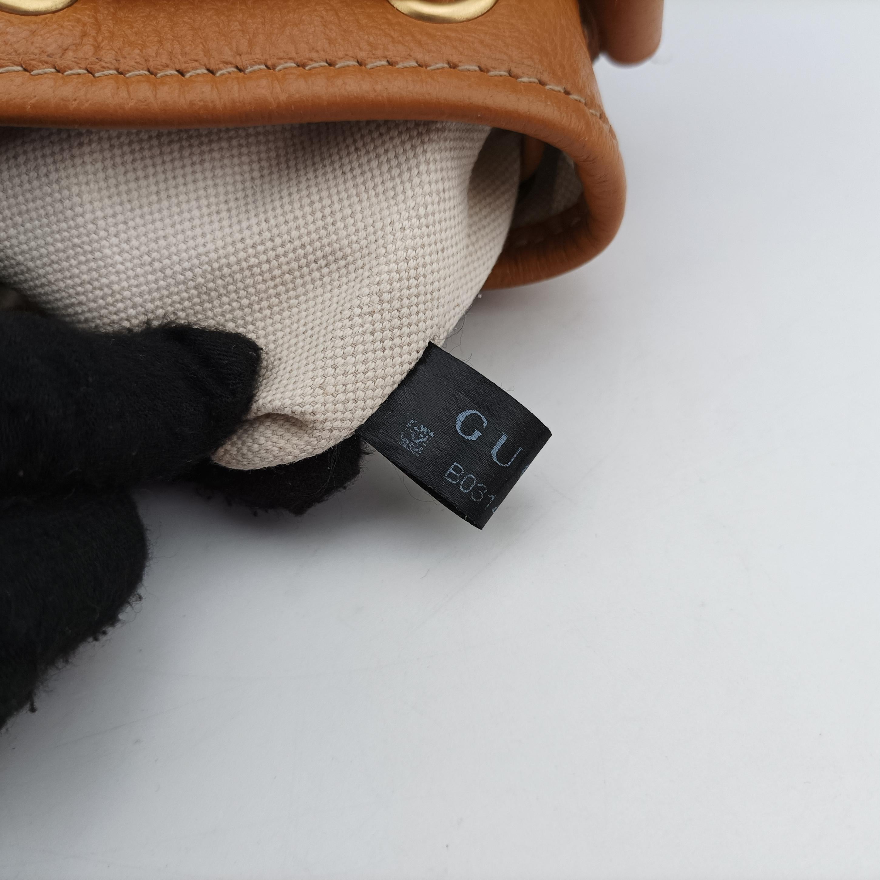 Micro GG/Small Bucket Bag Brown×Multicolour PVC coated canvas 602691 B031456558ミッキーマウス マイクロGG/スモールバケットバッグ ブラウン×マルチカラー PVCコーティングキャンバス 602691 B031456558