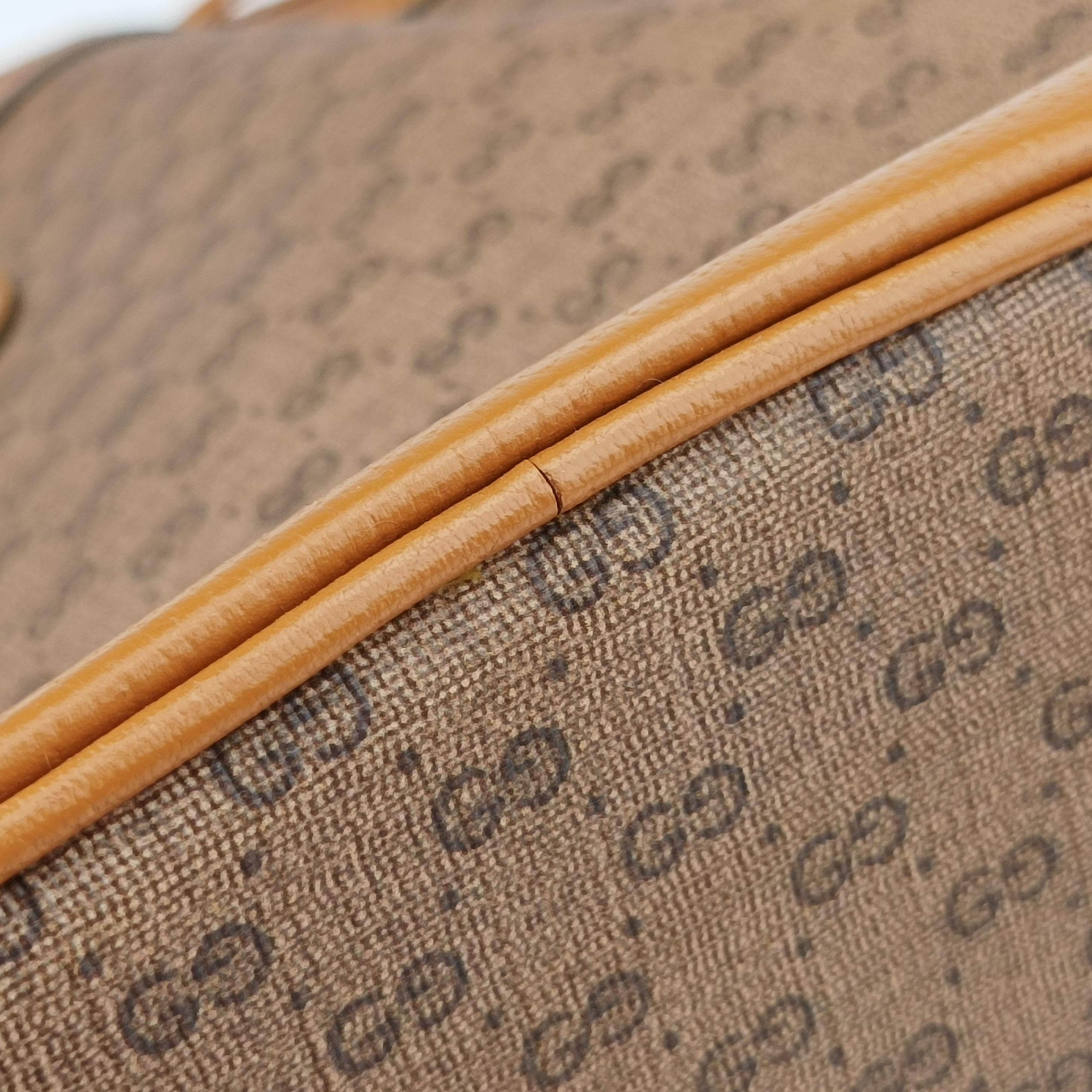 Micro GG/Small Bucket Bag Brown×Multicolour PVC coated canvas 602691 B031456558ミッキーマウス マイクロGG/スモールバケットバッグ ブラウン×マルチカラー PVCコーティングキャンバス 602691 B031456558