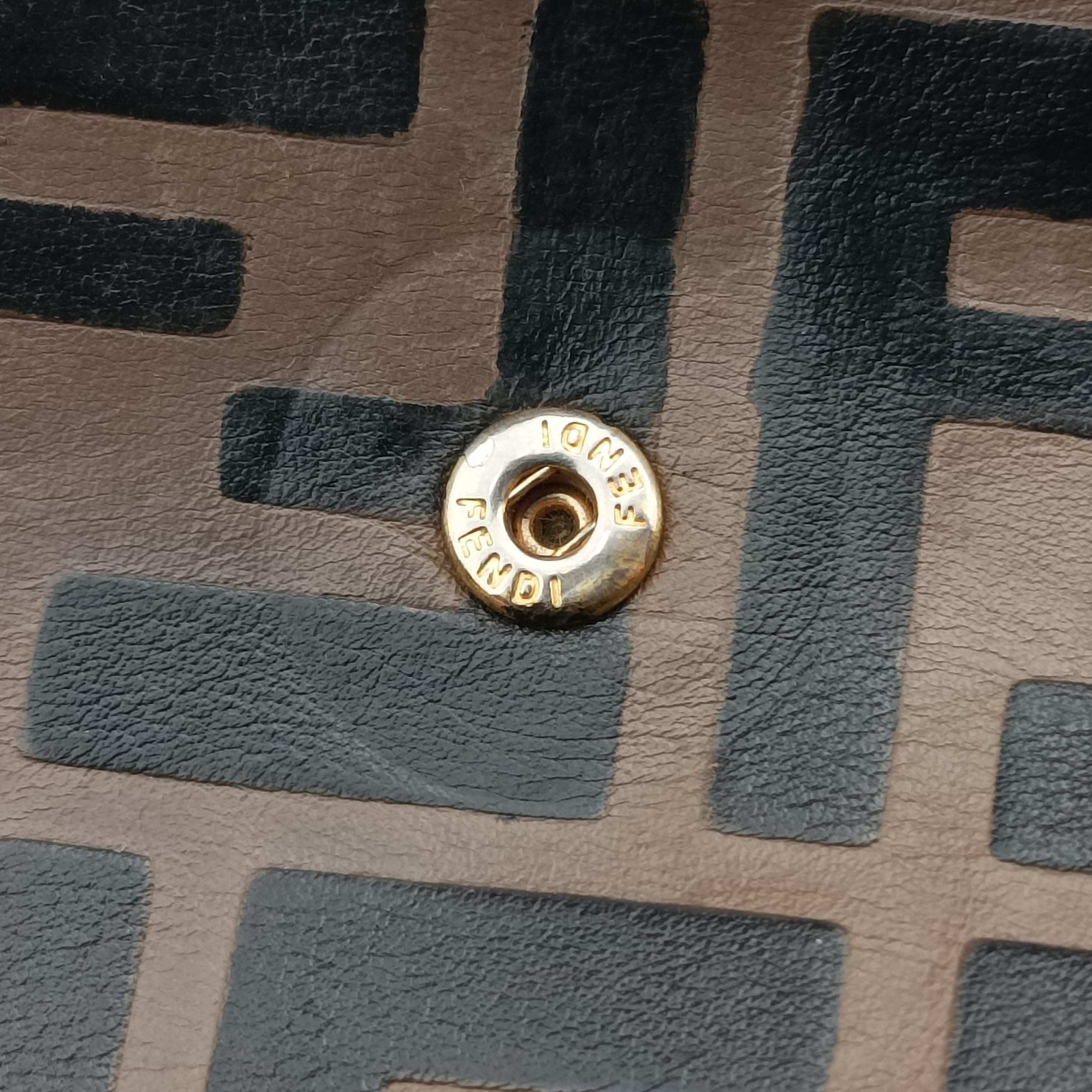 F is Zucca pattern Brown PVC coated canvas 8BS032 8BS032 AAFM 208-0059キャナイ エフ ブラウン PVCコーティングキャンバス 8BS032 8BS032 AAFM 208-0059