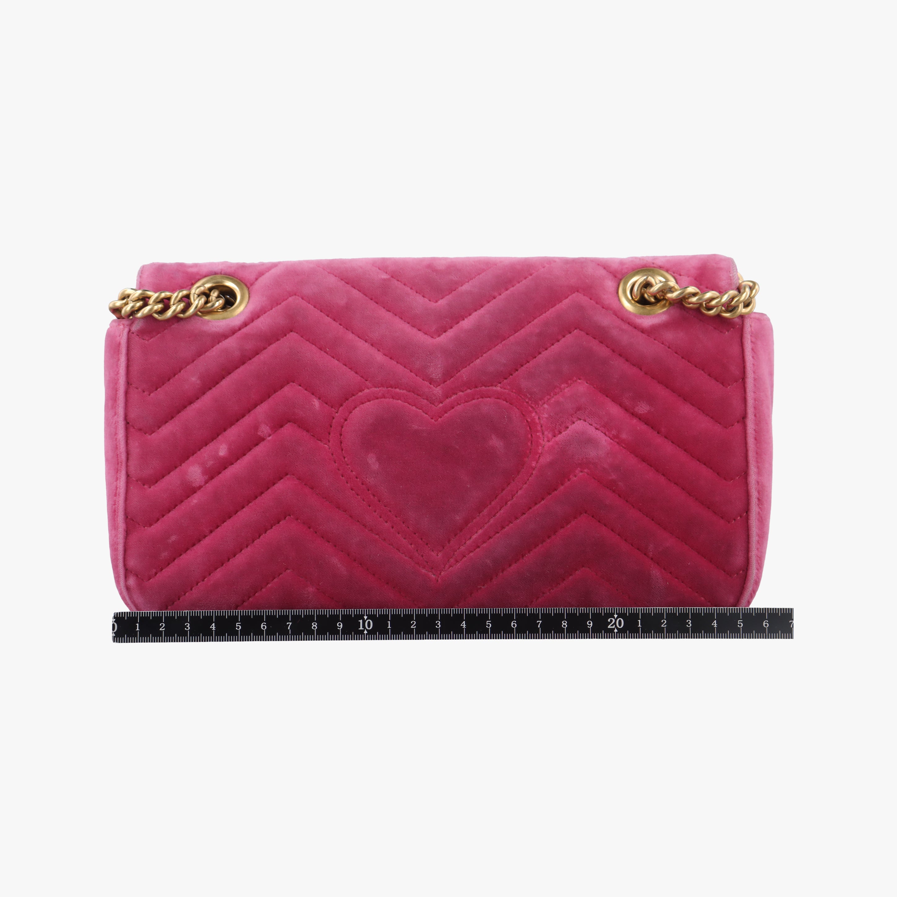 GG Marmont Rose Velour×Sequins 443497 F025673913GGマーモント ローズ レッド ベロア×スパンコール 443497 F025673913