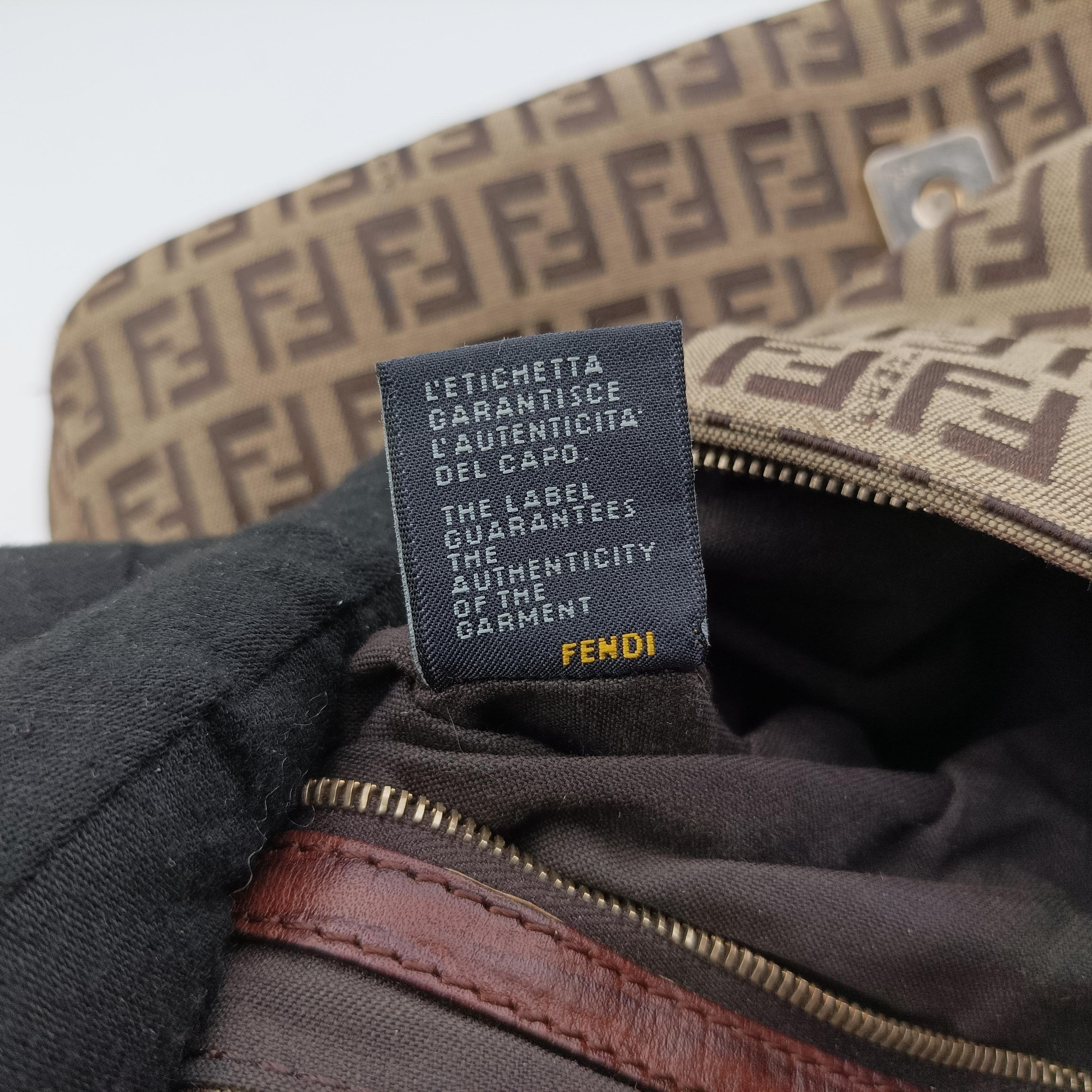 Baguette Zucchino Brown canvas 8BR001 2305/8BR001/VXS/078マンマバケット ズッキーノ柄 ブラウン キャンバス 8BR001 2305/8BR001/VXS/078