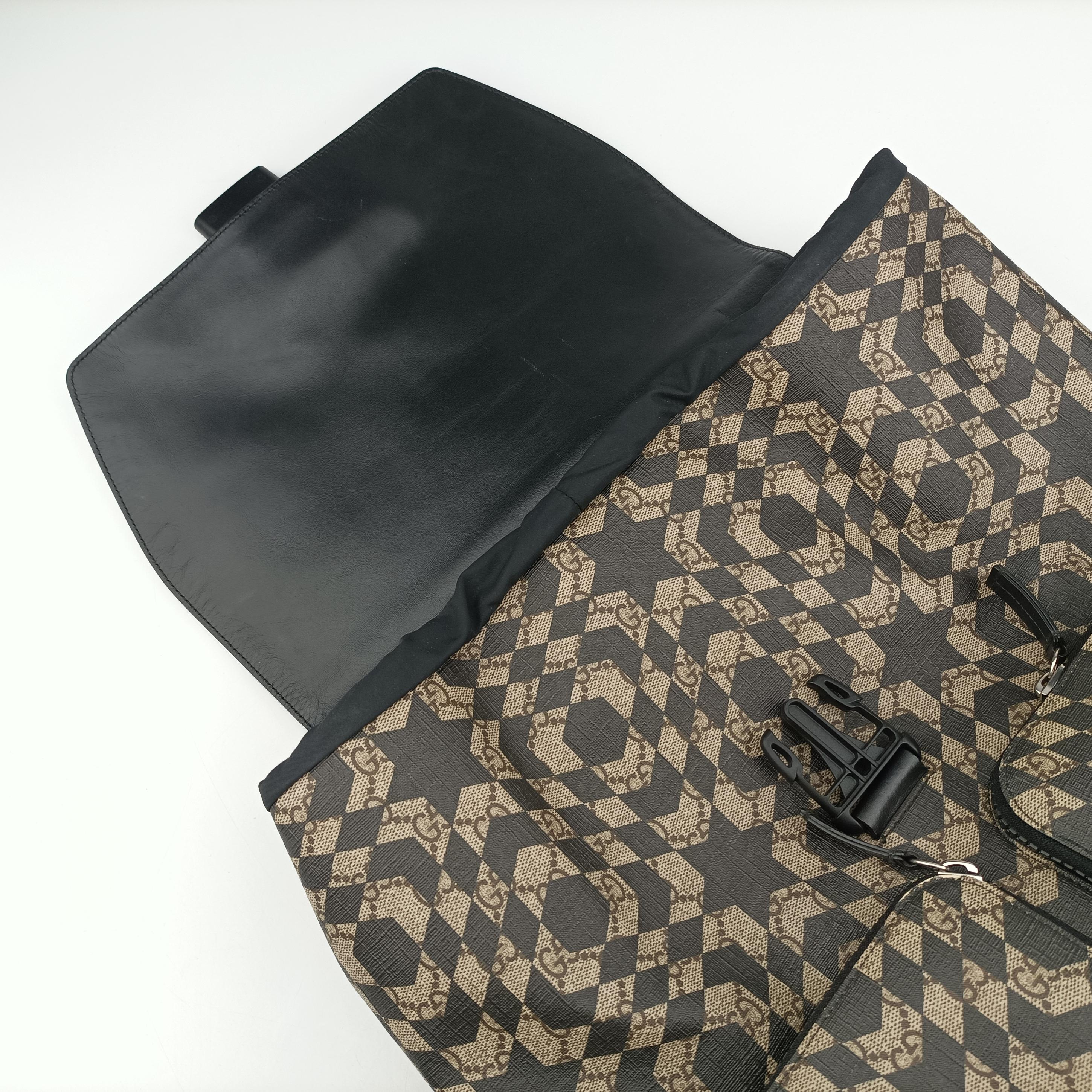 GG Kaleido Multicolour PVC coated canvas×Leather 406369 B019285983GGカレイド マルチカラー PVCコーティングキャンバス×レザー 406369 B019285983