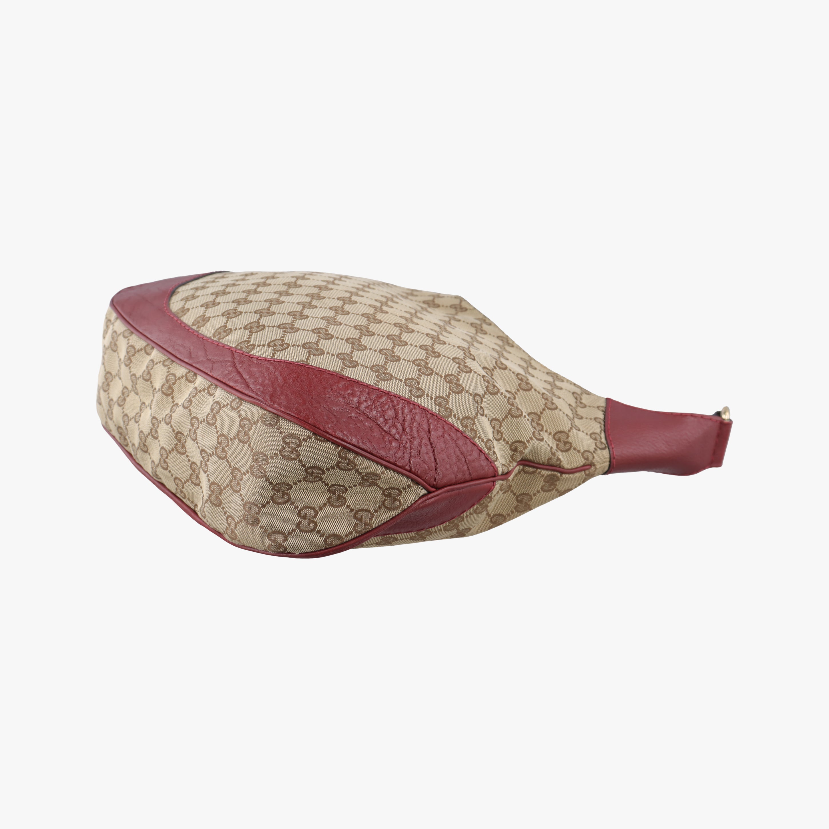 Charlotte Beige×Red canvas x leather 203503 E6351917シャーロット ベージュ×レッド キャンバス×レザー 203503 E6351917