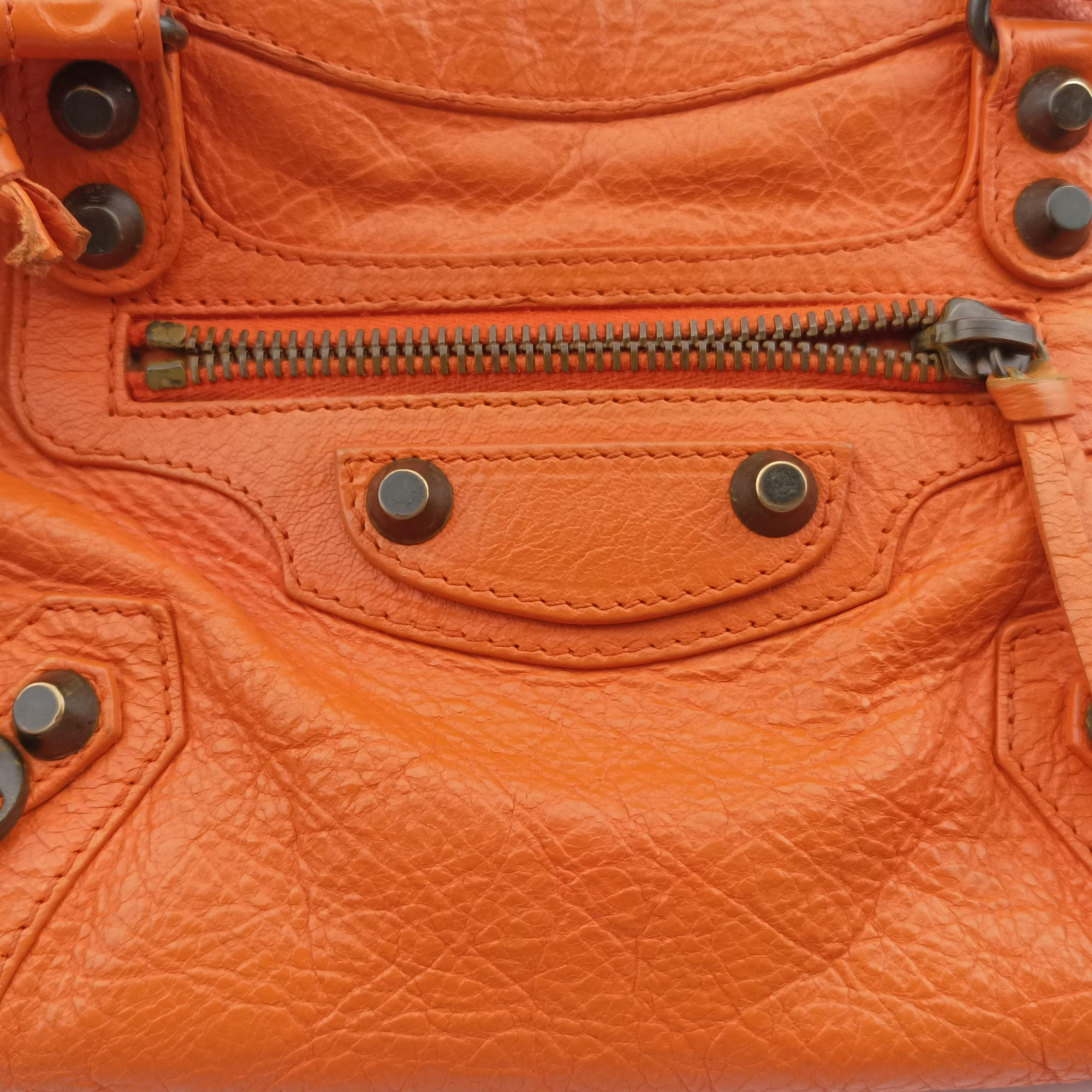 Giant City Orange lambskin 300295 7510 J.1669ジャイアントシティ オレンジ ラムスキン 300295 7510 J.1669