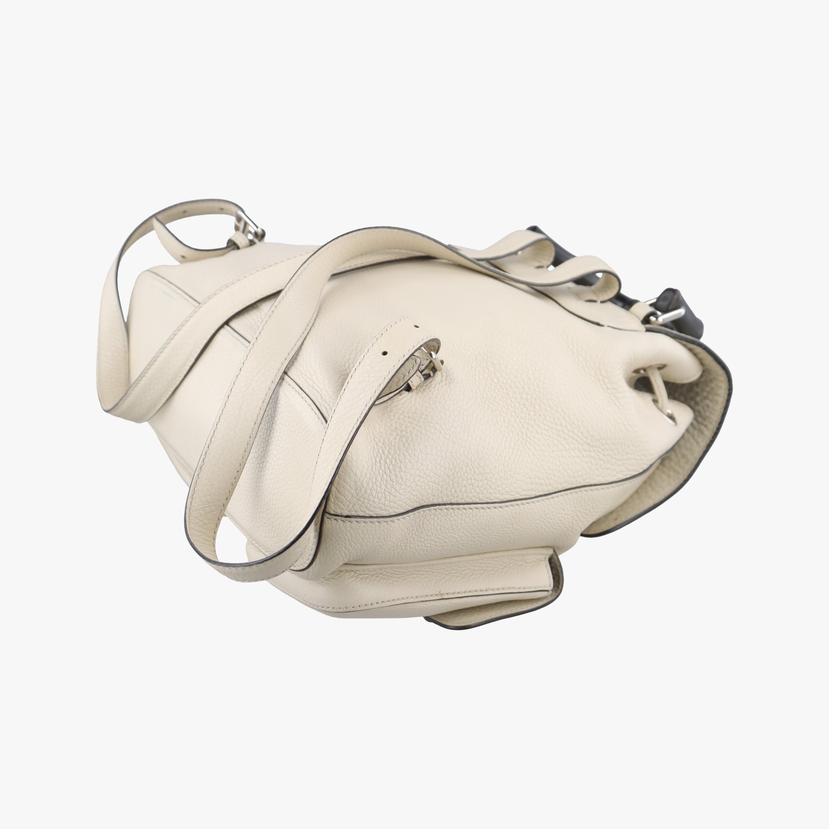 Bamboo fringe tassel White Leather 370833 B017268552バンブー ホワイト レザー 370833 B017268552