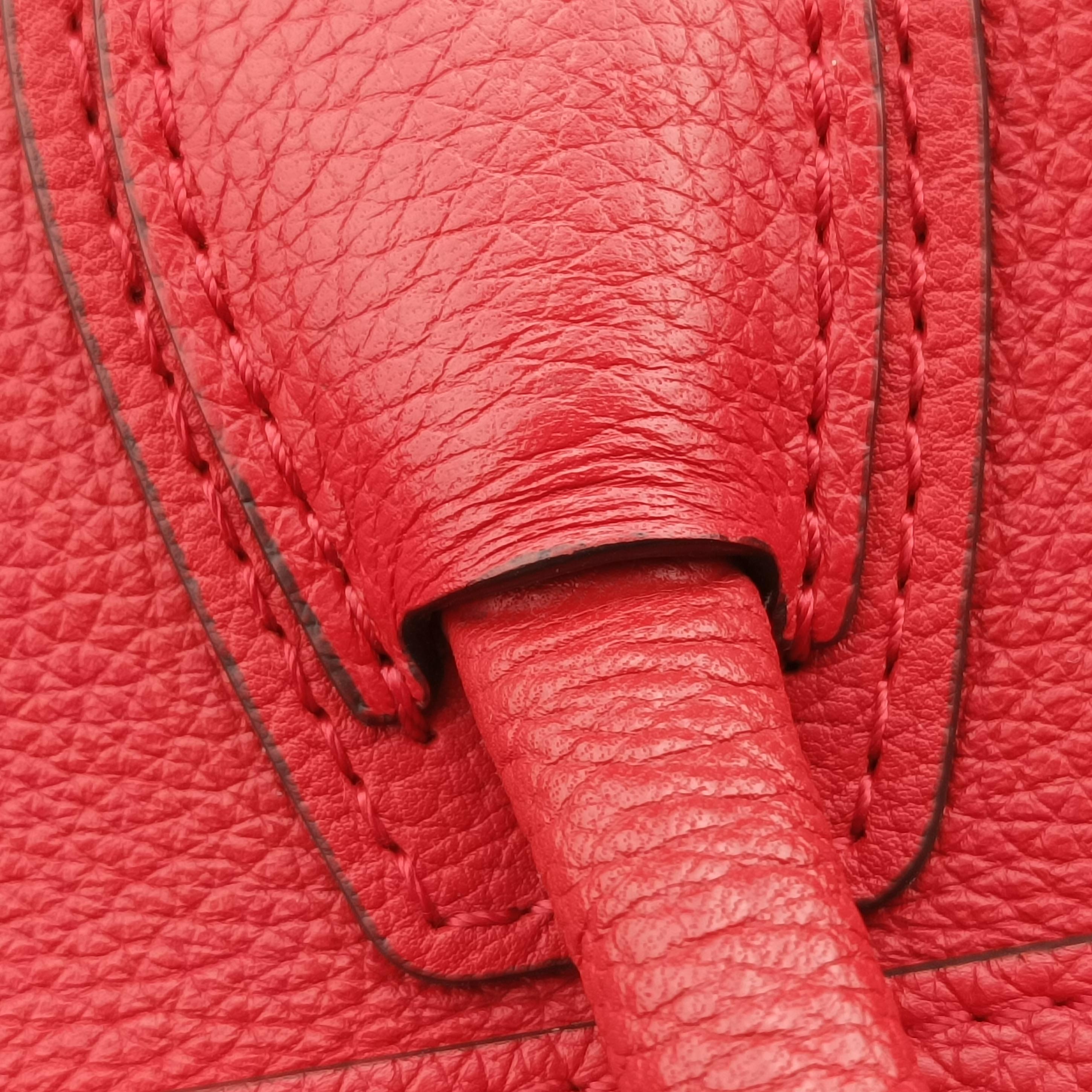 Luggage Micro shopper Red Leather S-CU-0123 S-SA-1102ラゲージマイクロショッパー レッド レザー S-CU-0123 S-SA-1102