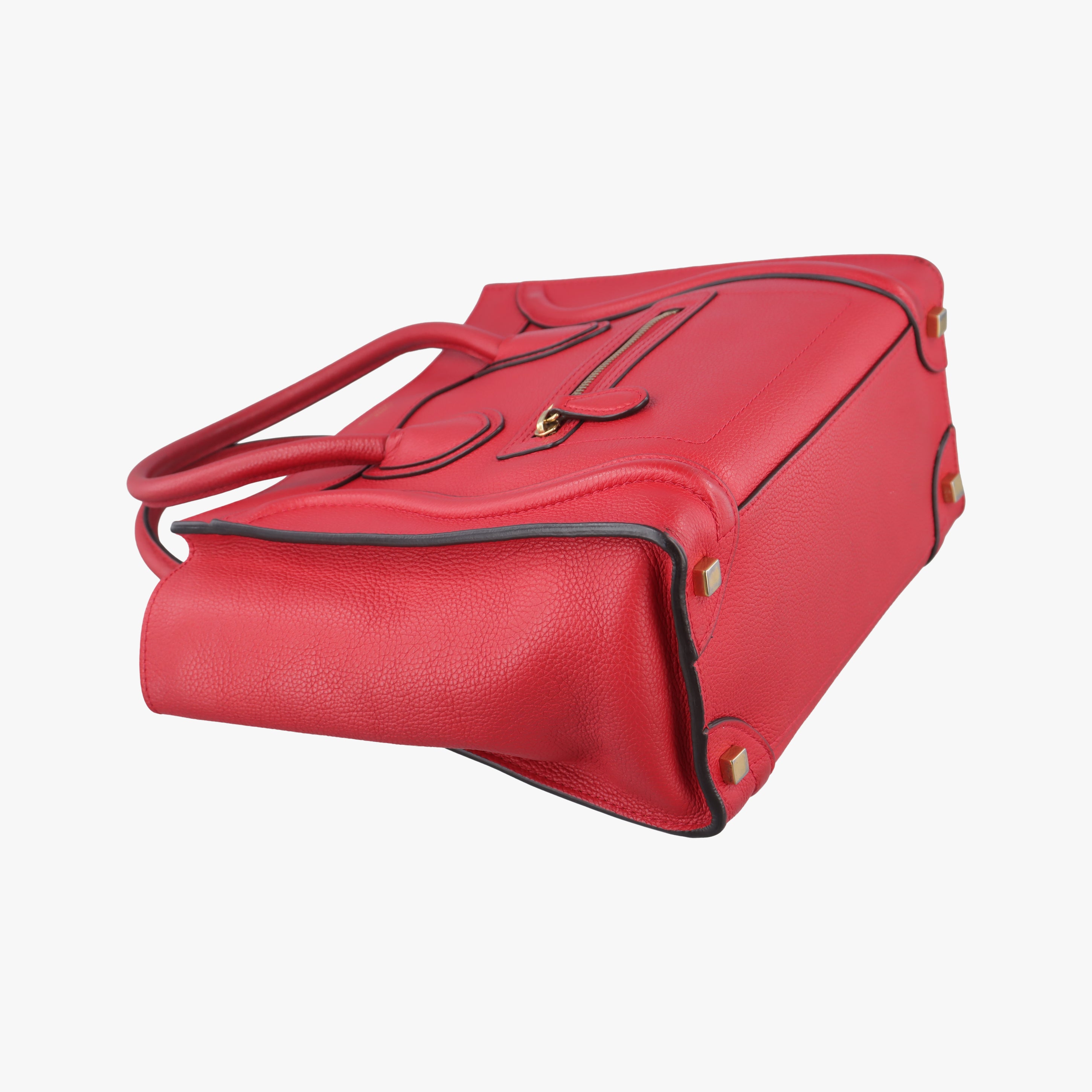 Luggage Micro shopper Red Leather S-CU-0123 S-SA-1102ラゲージマイクロショッパー レッド レザー S-CU-0123 S-SA-1102