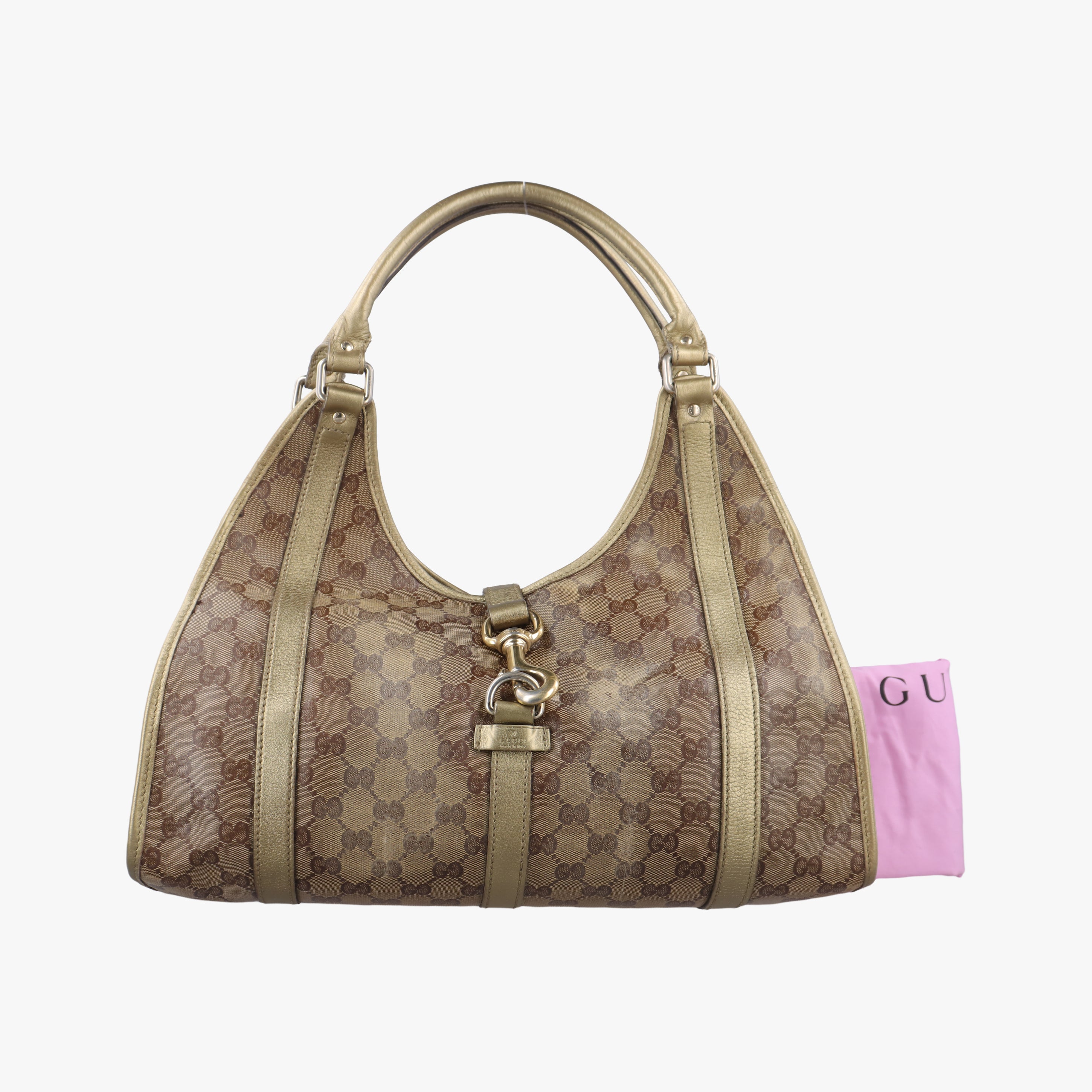 GG Crystal Brown PVC coated canvas 203494 H3708747ジージークリスタル ブラウン PVCコーティングキャンバス 203494 H3708747