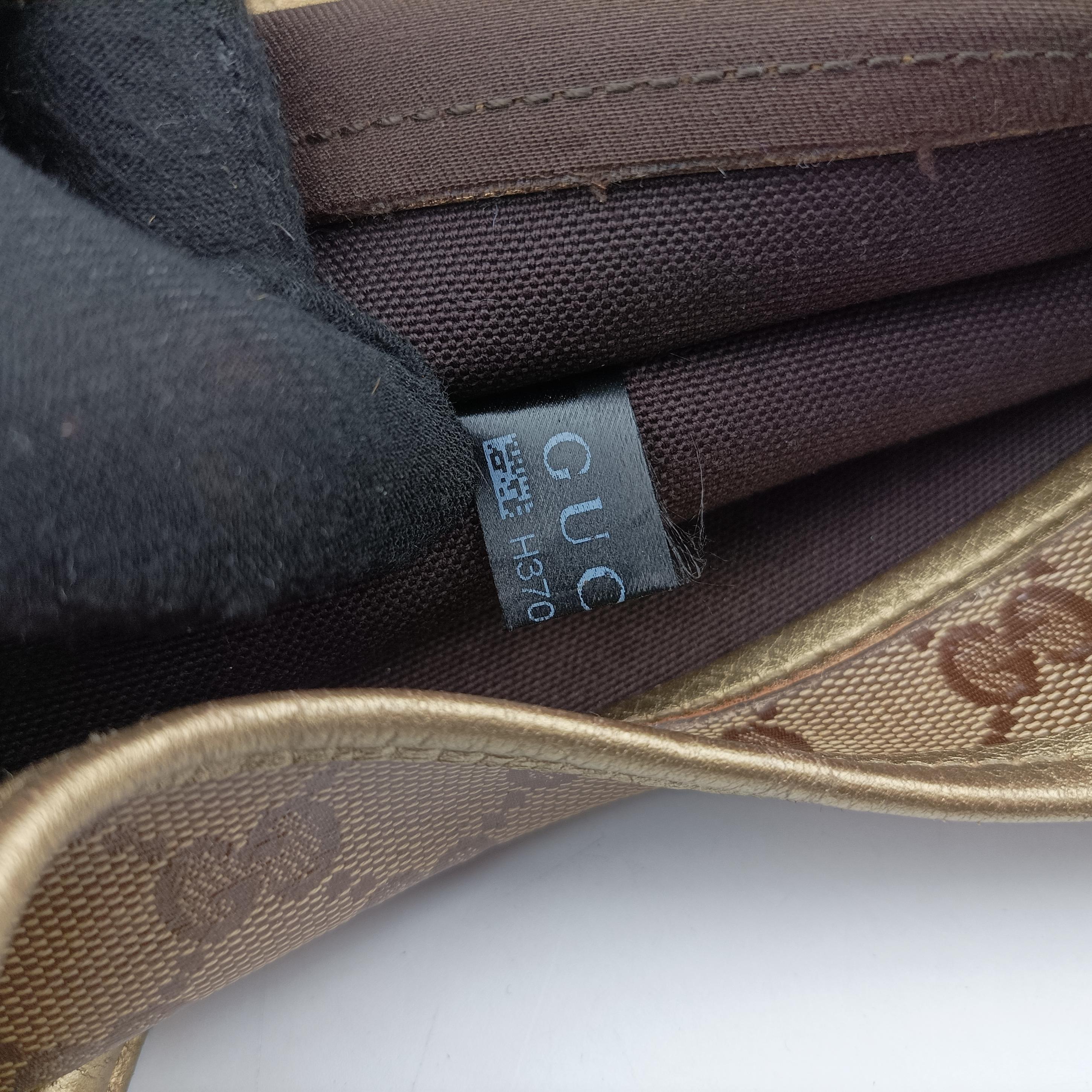 GG Crystal Brown PVC coated canvas 203494 H3708747ジージークリスタル ブラウン PVCコーティングキャンバス 203494 H3708747