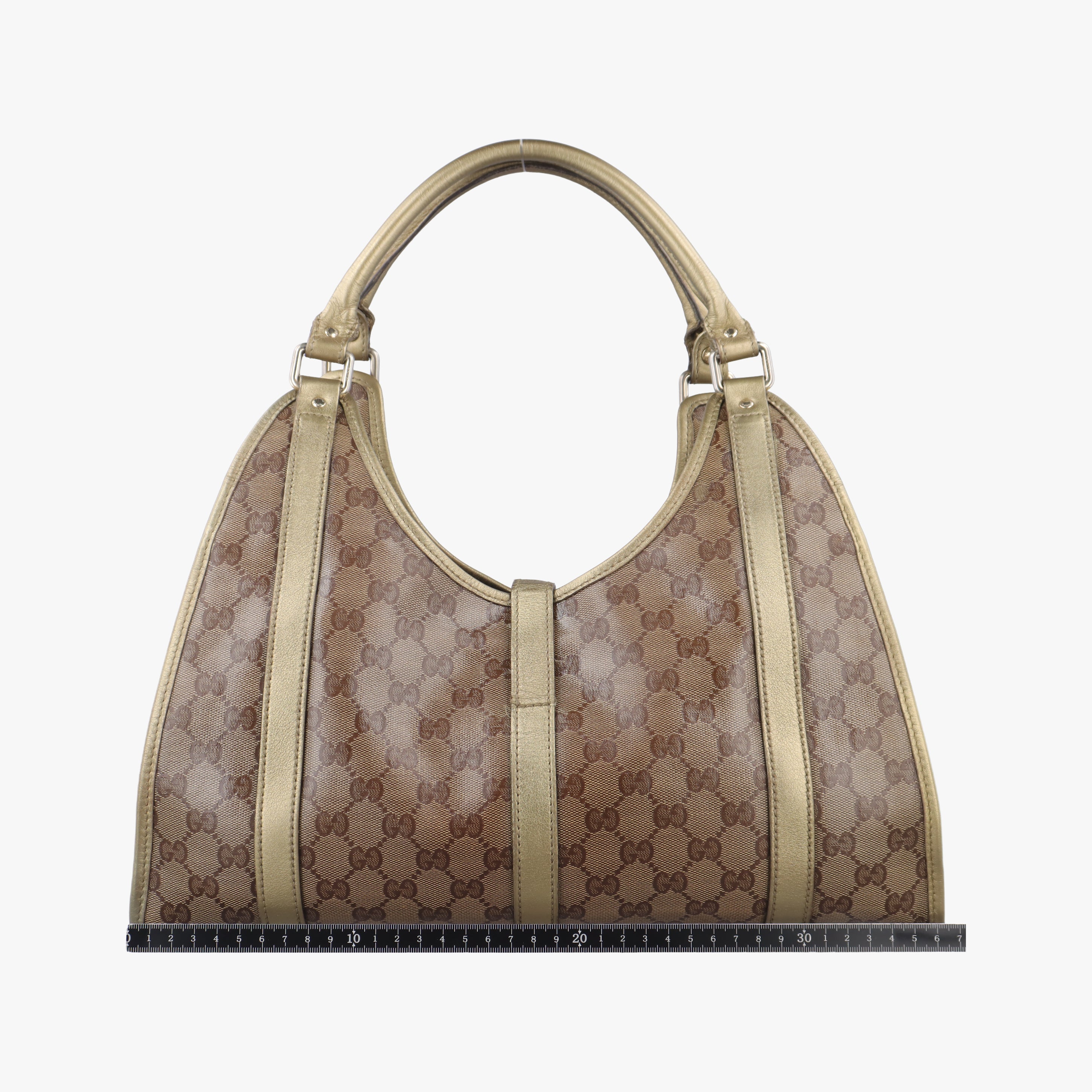 GG Crystal Brown PVC coated canvas 203494 H3708747ジージークリスタル ブラウン PVCコーティングキャンバス 203494 H3708747