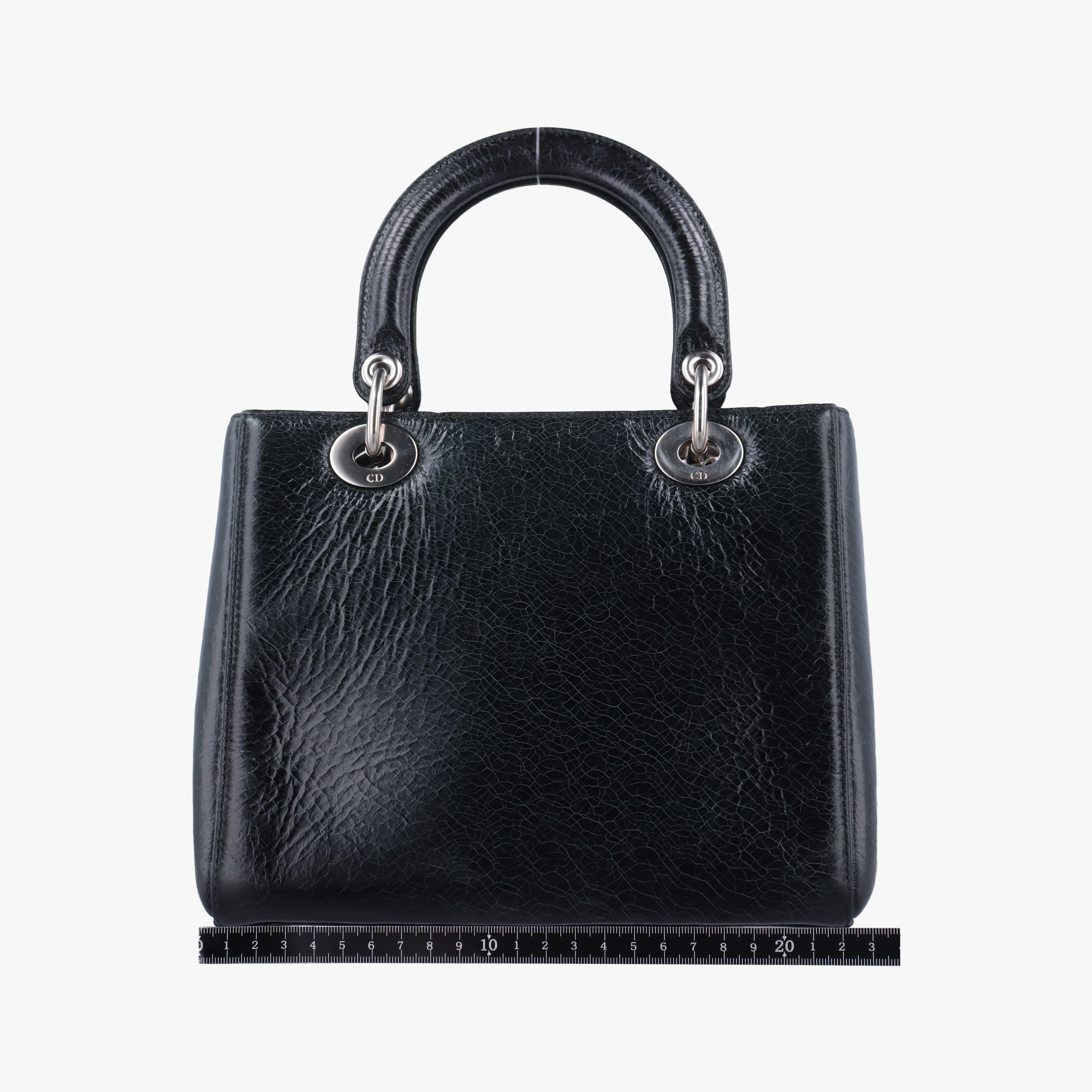 Swan Lady Dior Mini Black×White Leather 32-MA-0146スワン レディディオール ミニ ブラック×ホワイト レザー 32-MA-0146