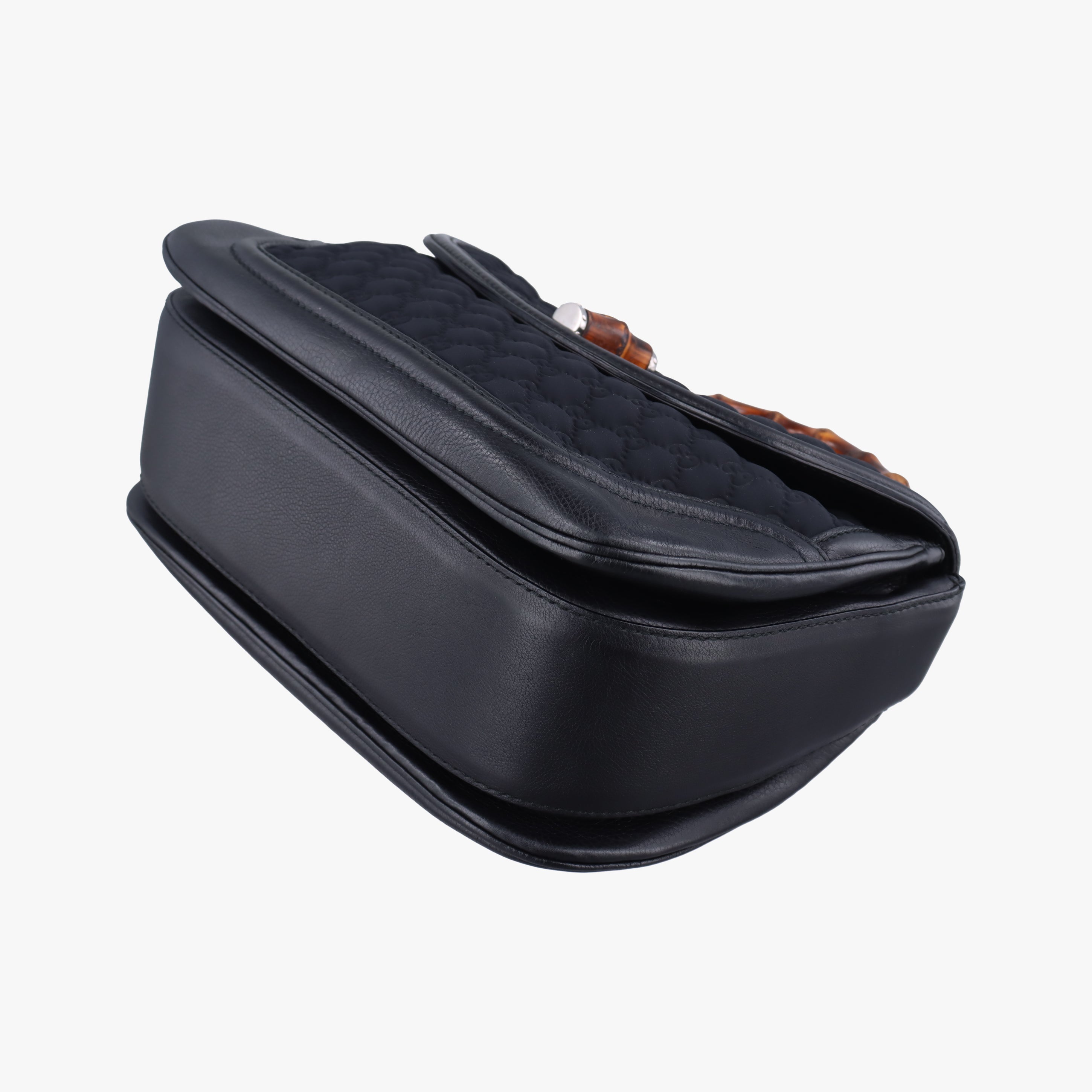 New Bamboo Black Fabric × leather 240241 B6534741ニューバンブー ブラック ファブリック×レザー 240241 B6534741