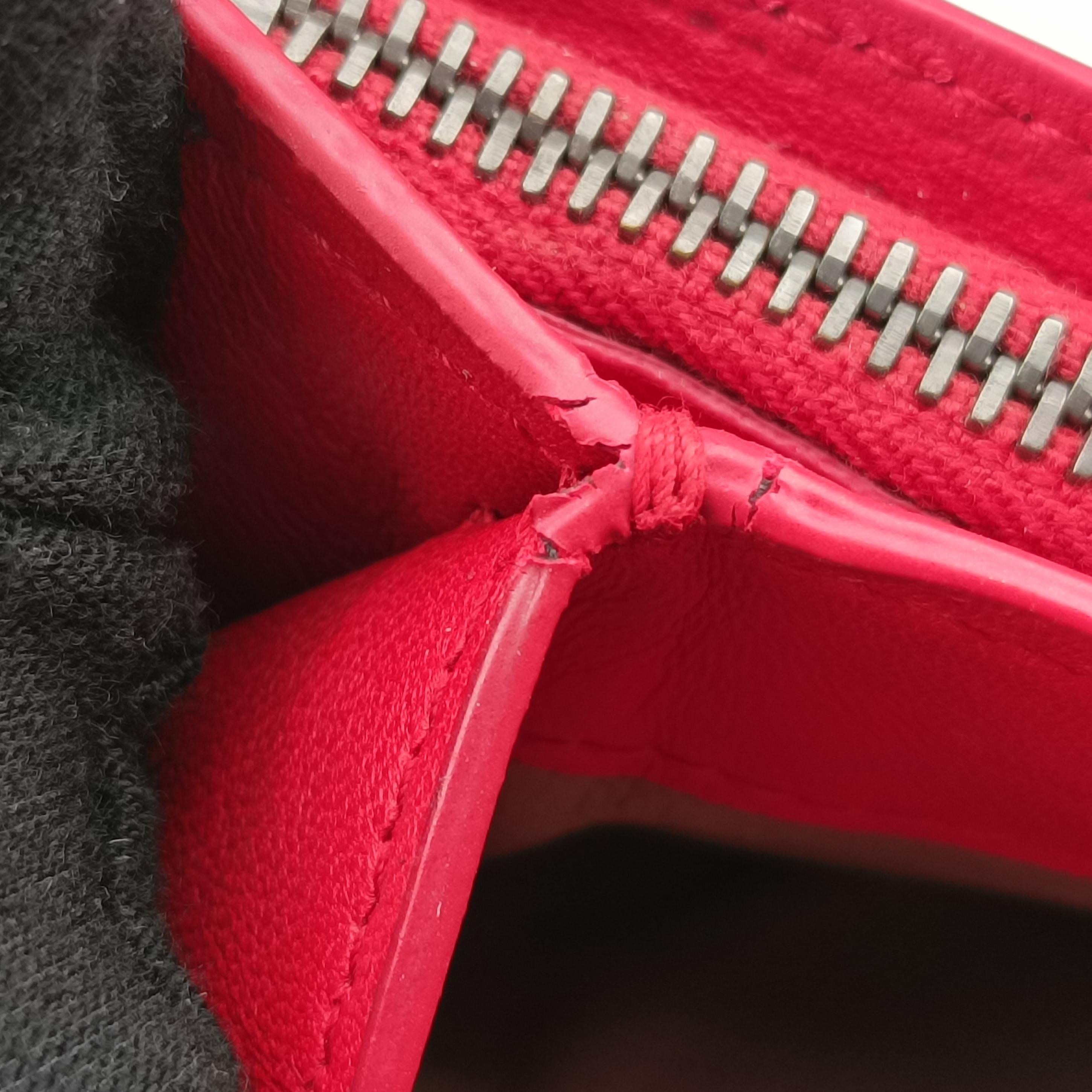 Intrecciato Red lambskin S01176126Pイントレチャート レッド ラムスキン S01176126P