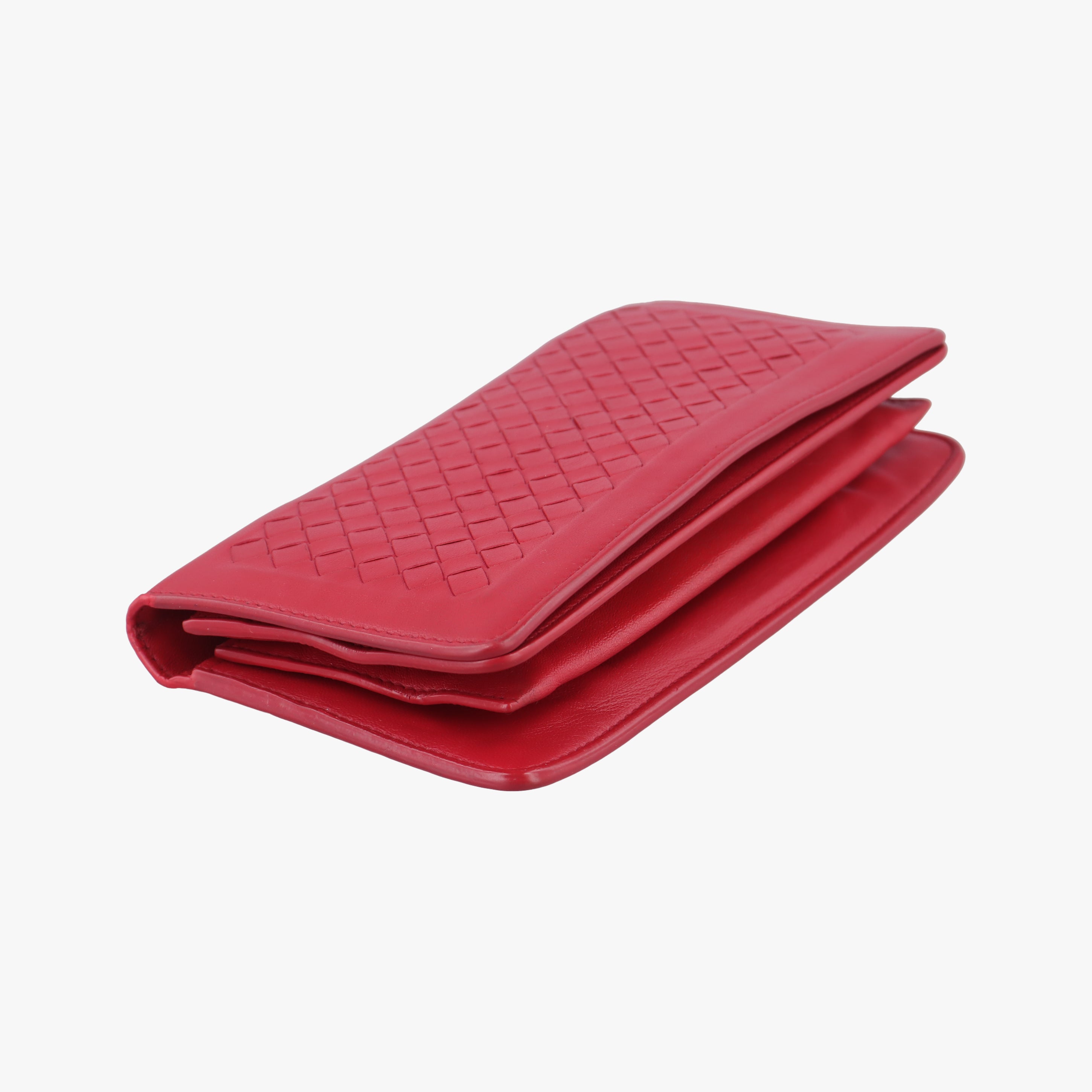 Intrecciato Red lambskin S01176126Pイントレチャート レッド ラムスキン S01176126P