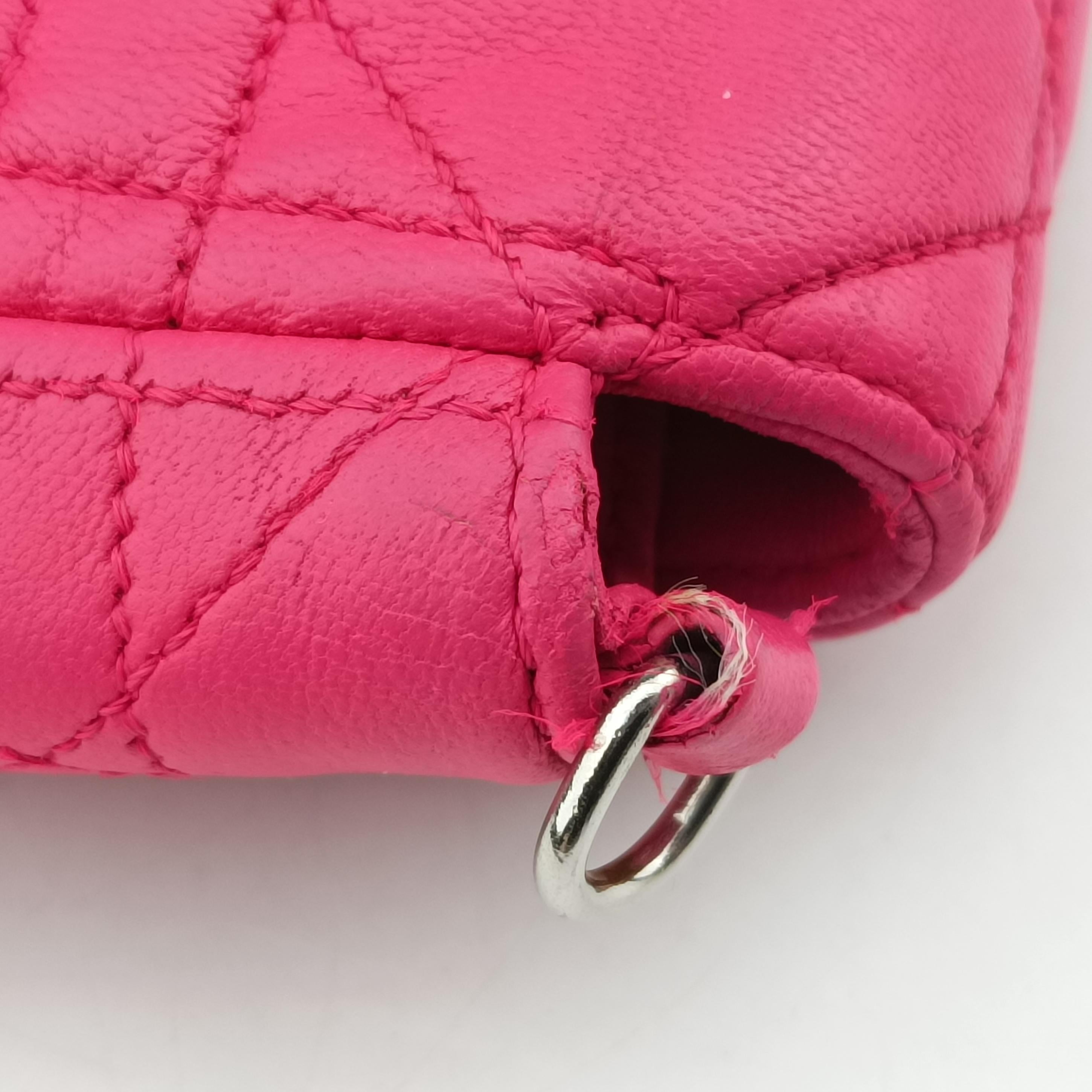 Miss Dior CANNAGE New Lock Pink lambskin 12-MA-0144ミス ディオール カナージュ ニューロック ピンク ラムスキン 12-MA-0144