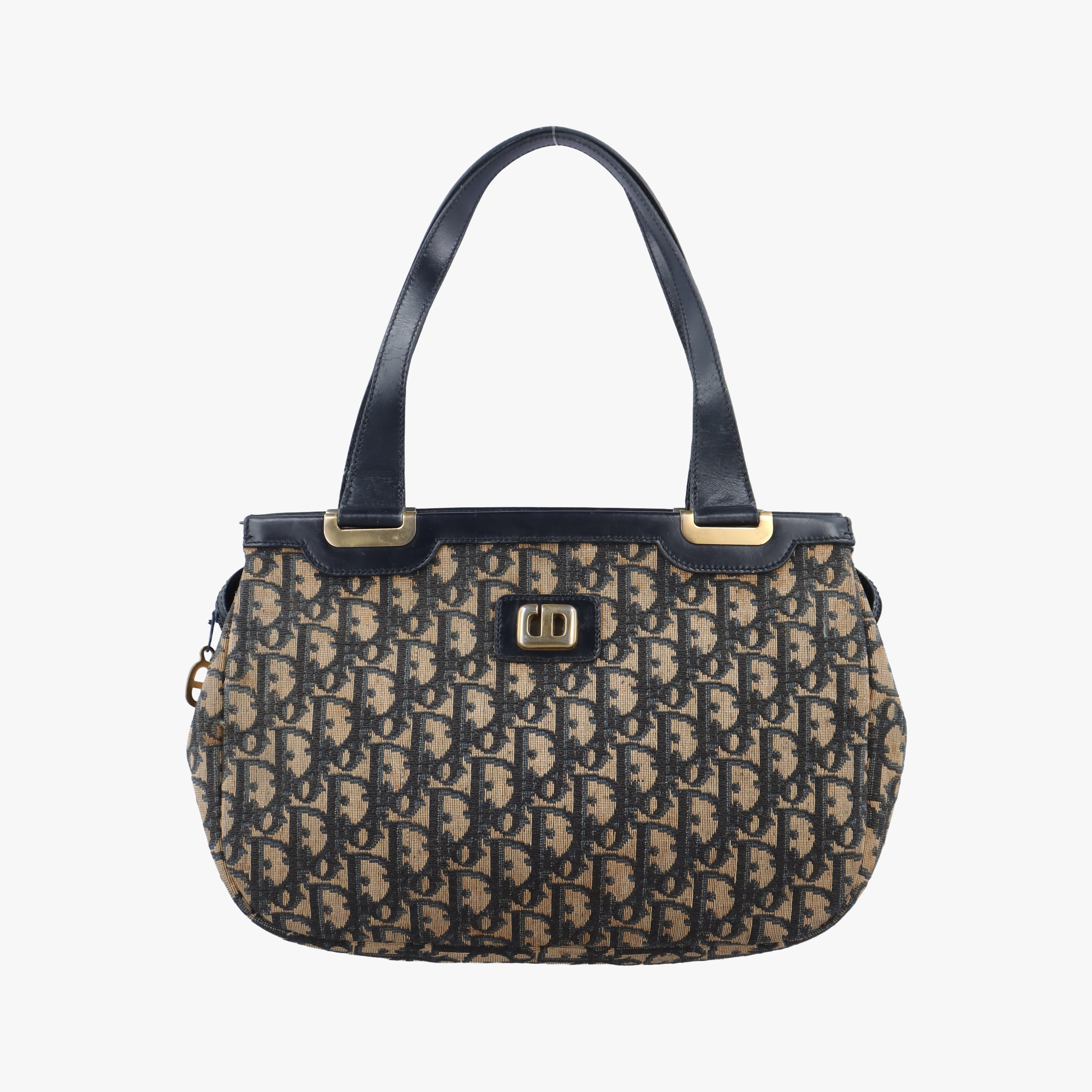 trotter Navy x gray jacquard トロッター ネイビー×グレー ジャガード