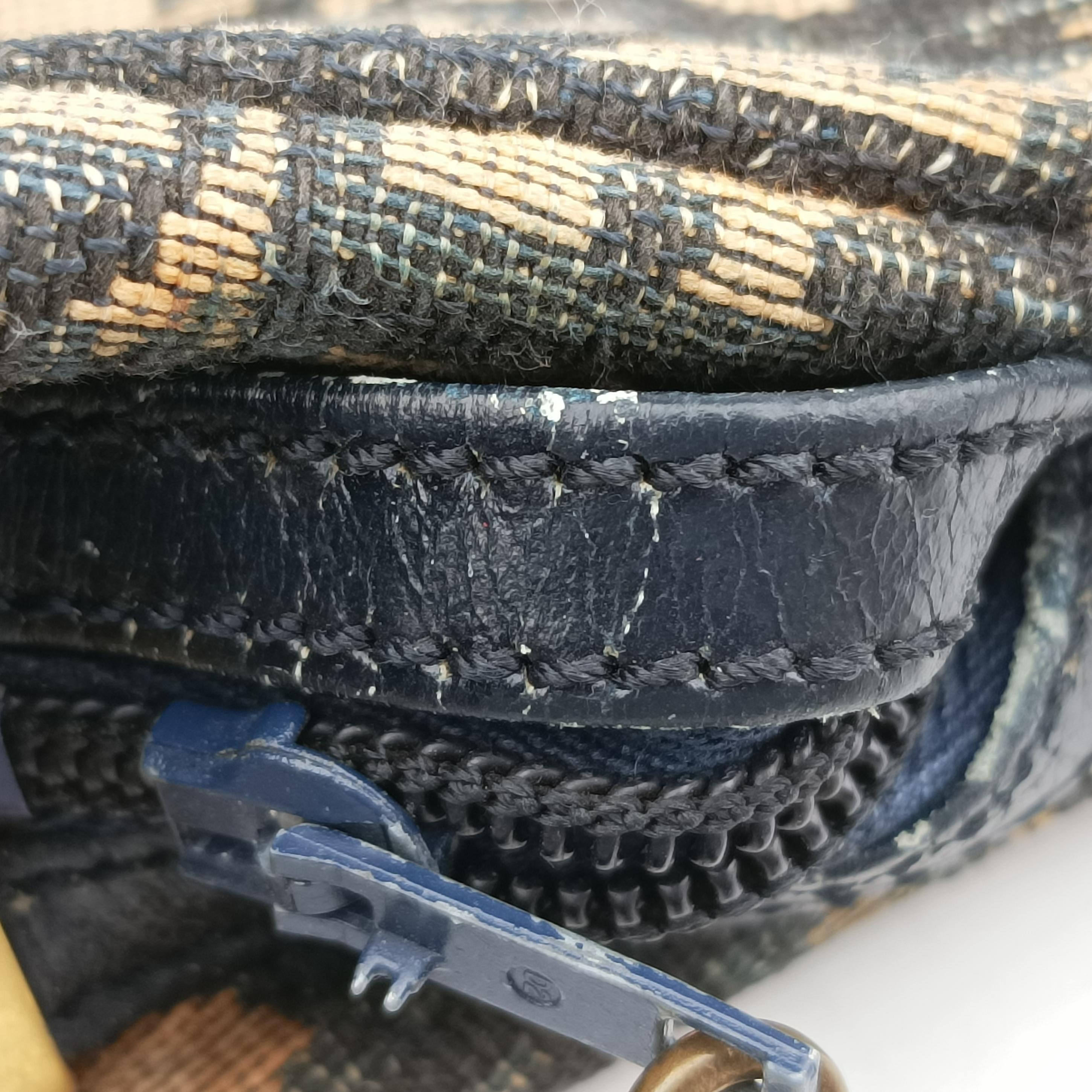 trotter Navy x gray jacquard トロッター ネイビー×グレー ジャガード