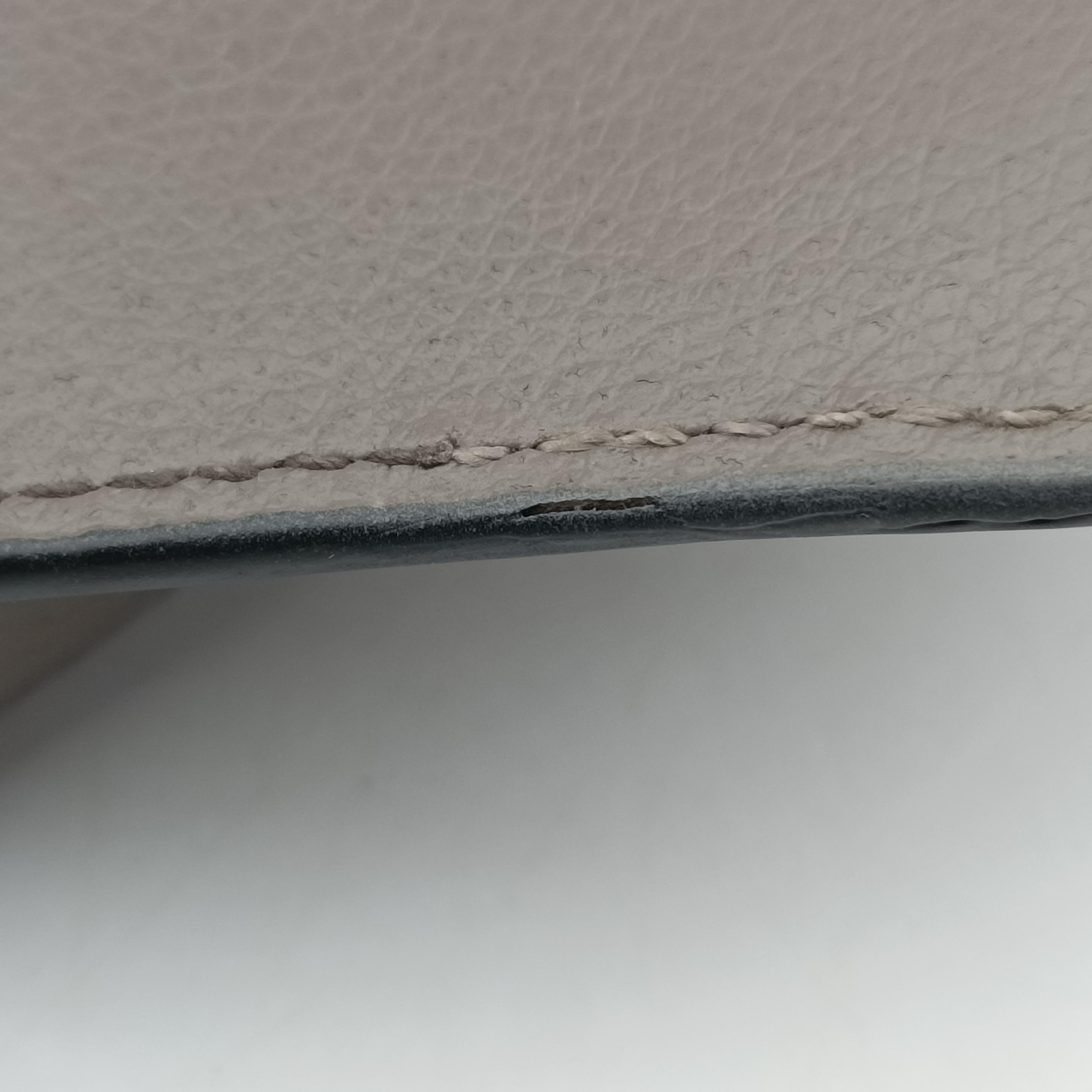 Argilla Glace Studded Top Handle Grey Leather 203アルジラグラッセカルフレザースタッドトップハンドル グレー レザー 203