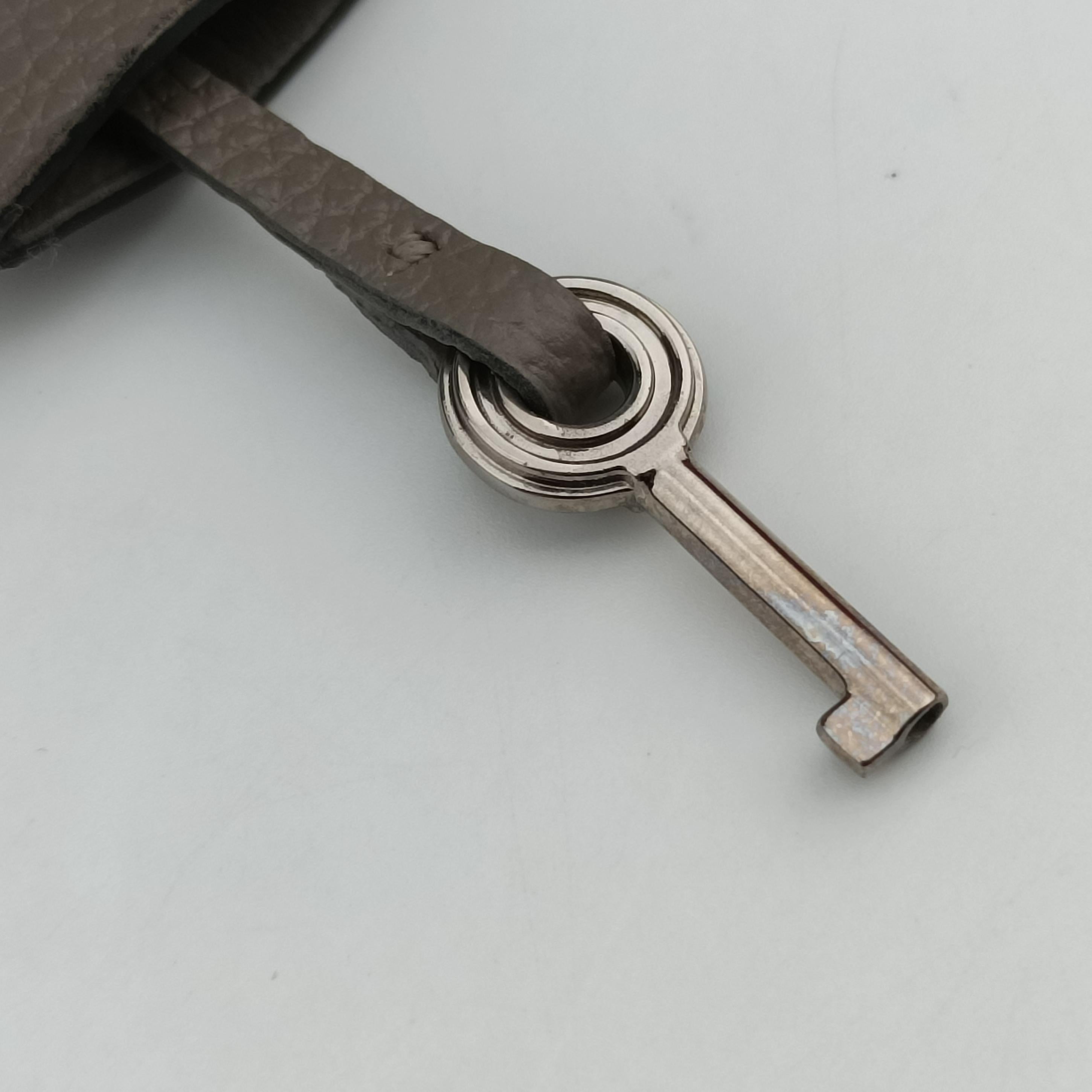 Argilla Glace Studded Top Handle Grey Leather 203アルジラグラッセカルフレザースタッドトップハンドル グレー レザー 203