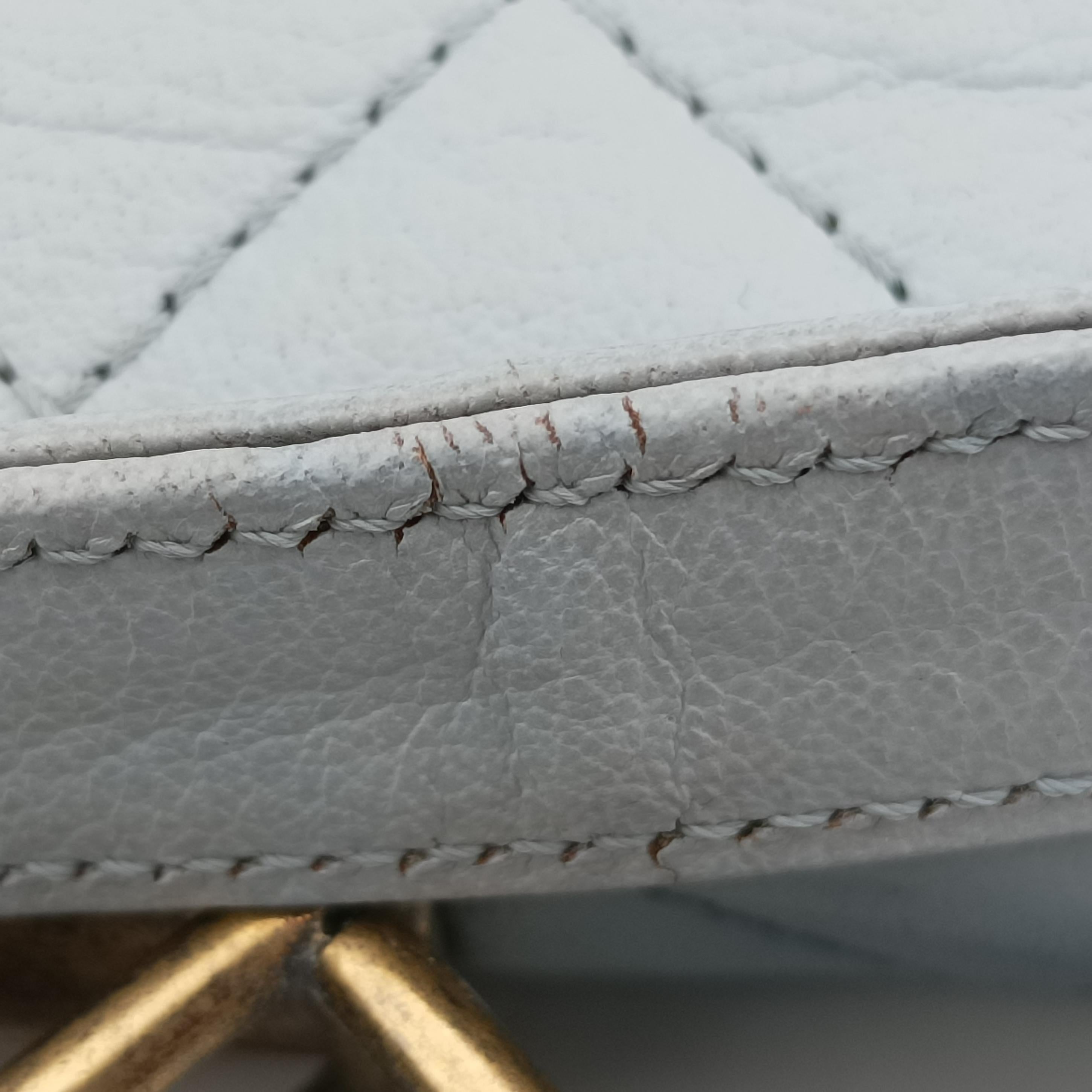 2.55 Rita Matelasse Blue leather A67555 173978952.55マトラッセ ブルー レザー A67555 17397895