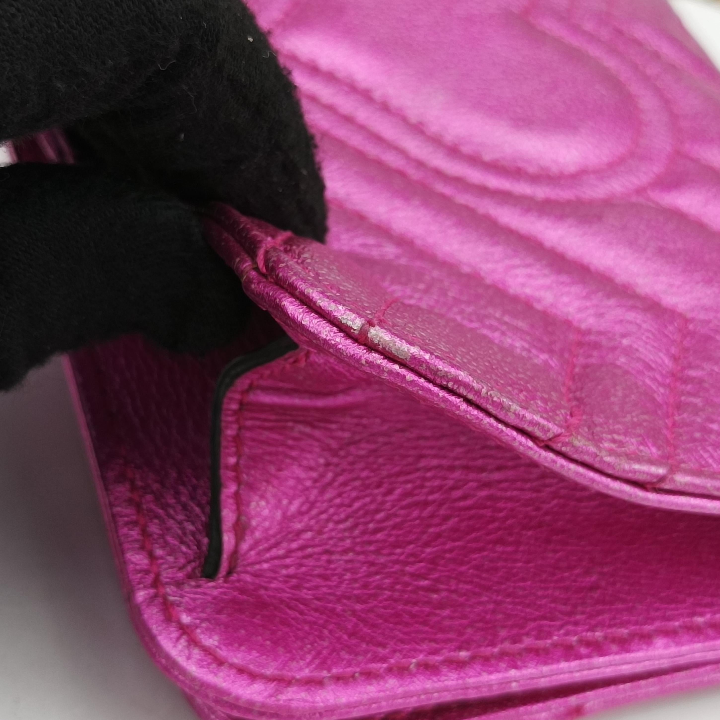 Pochette Heart crystal GG Marmont Pink Leather 549880 ポシェット ハート クリスタル GGマーモント ピンク レザー 549880