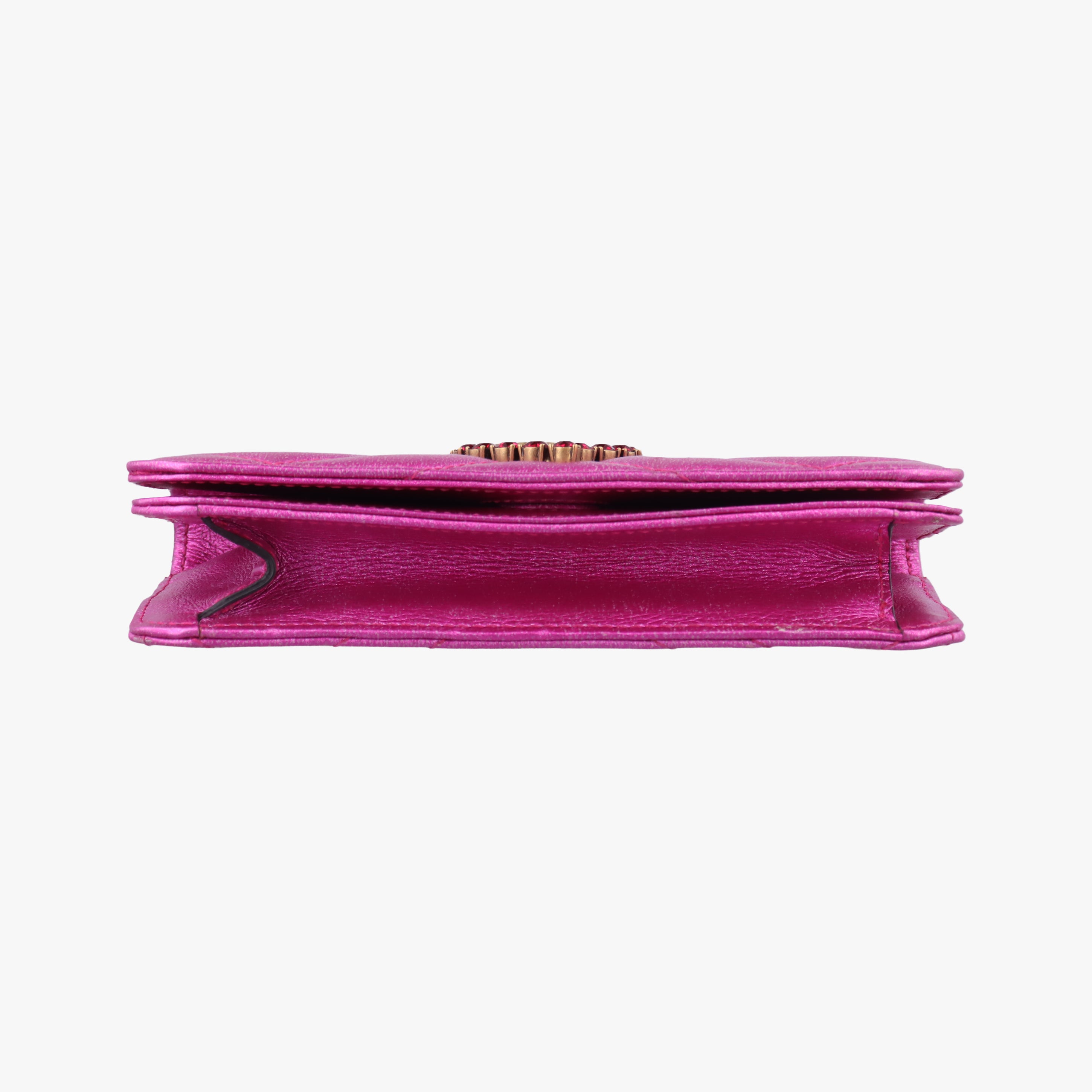 Pochette Heart crystal GG Marmont Pink Leather 549880 ポシェット ハート クリスタル GGマーモント ピンク レザー 549880