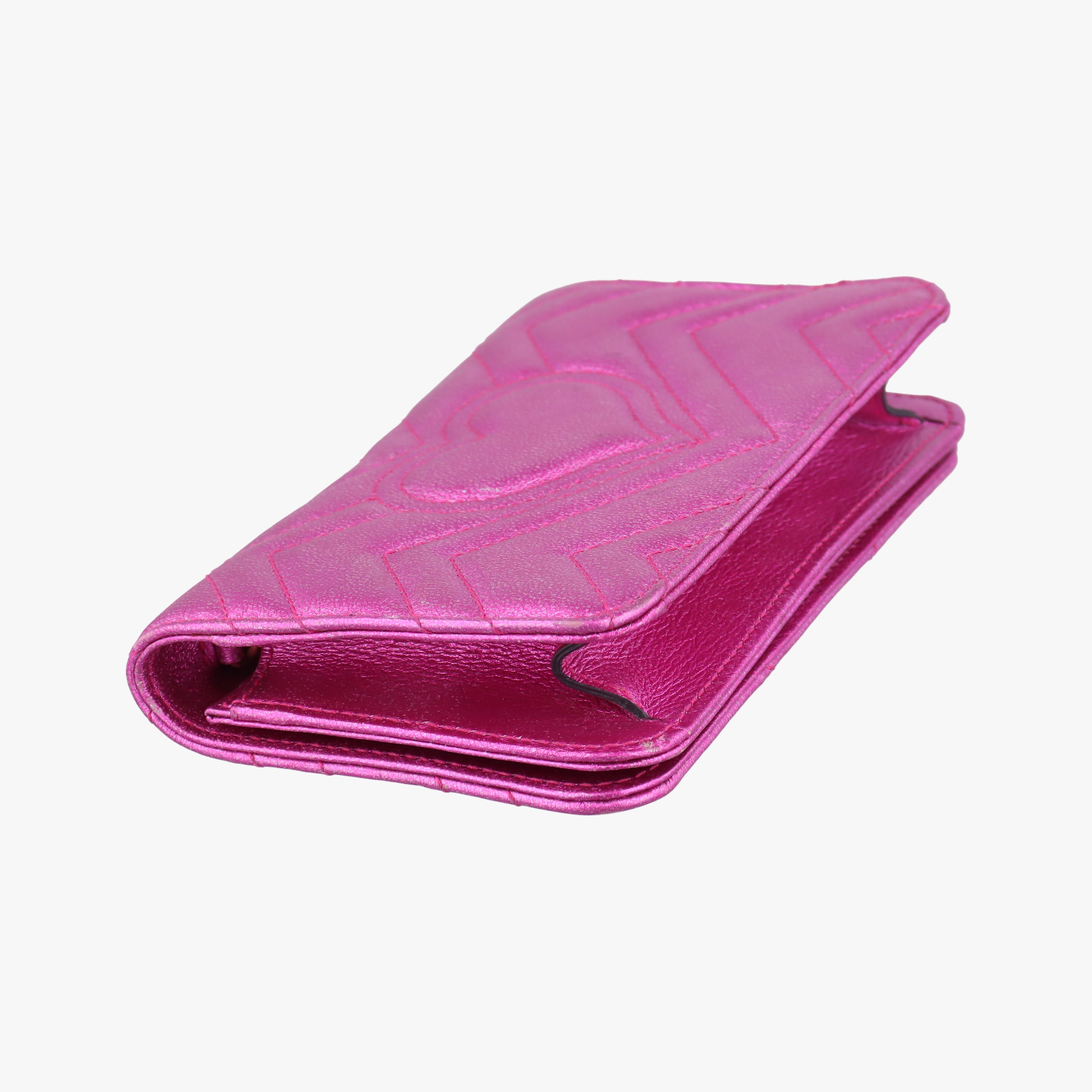 Pochette Heart crystal GG Marmont Pink Leather 549880 ポシェット ハート クリスタル GGマーモント ピンク レザー 549880