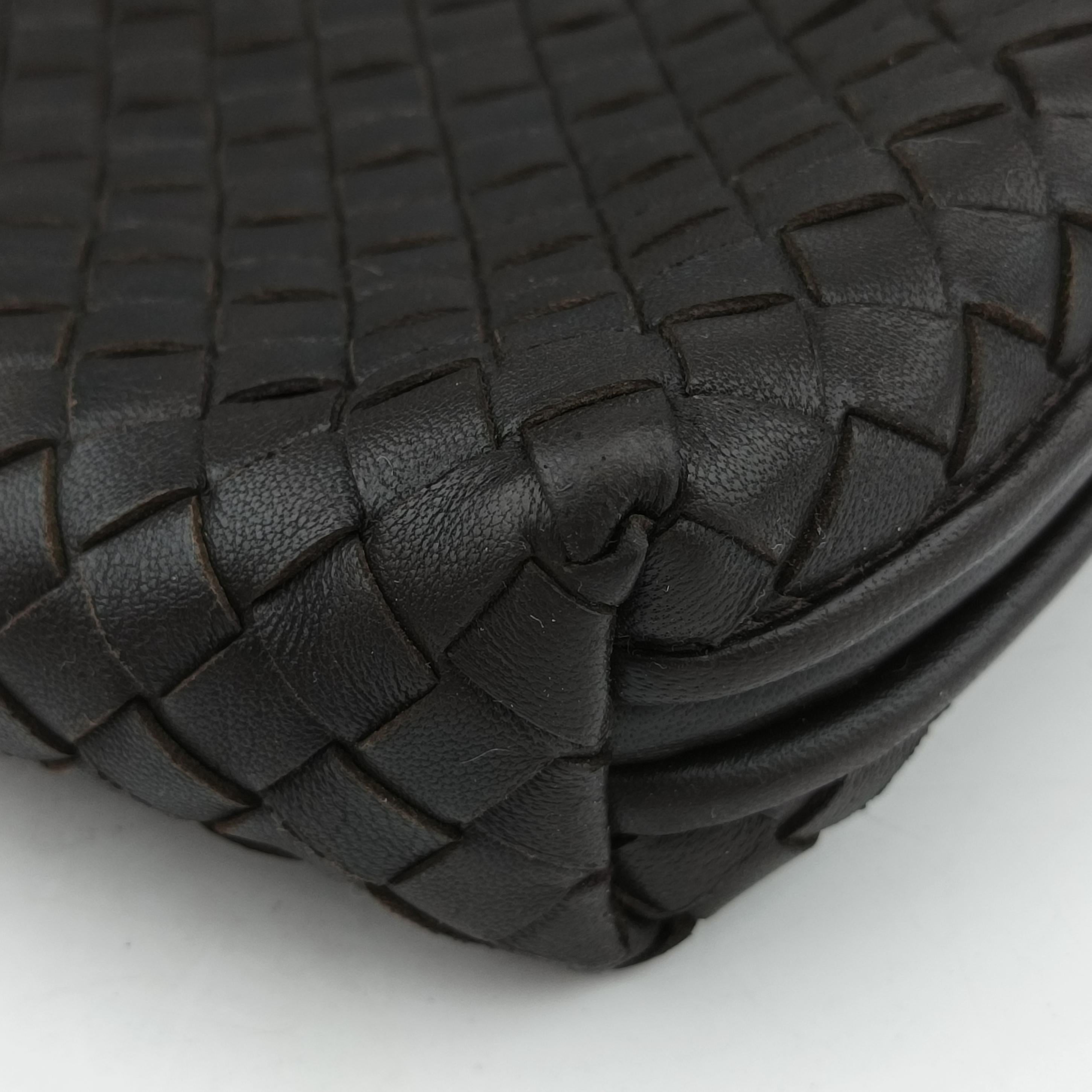 NODINI Intrecciato Brown lambskin B07304029Yノディーニ イントレチャート ブラウン ラムスキン B07304029Y