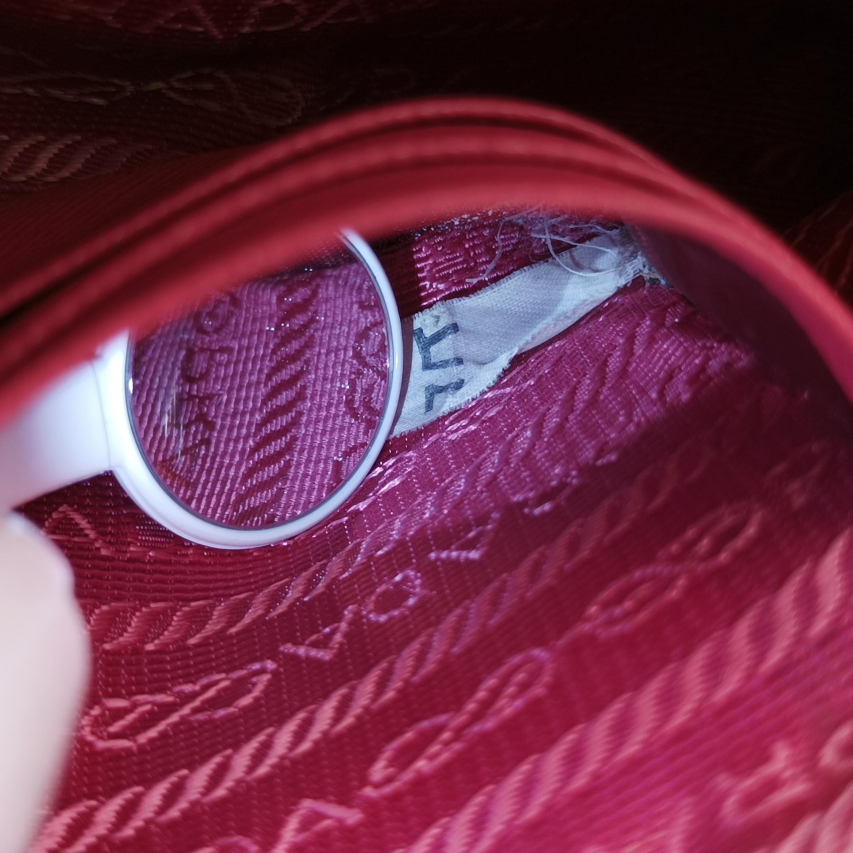 Double Zip pink SAFFIANO Leather 1NF002 7/Tダブルジップ ピンク サフィアーノレザー 1NF002 7/T