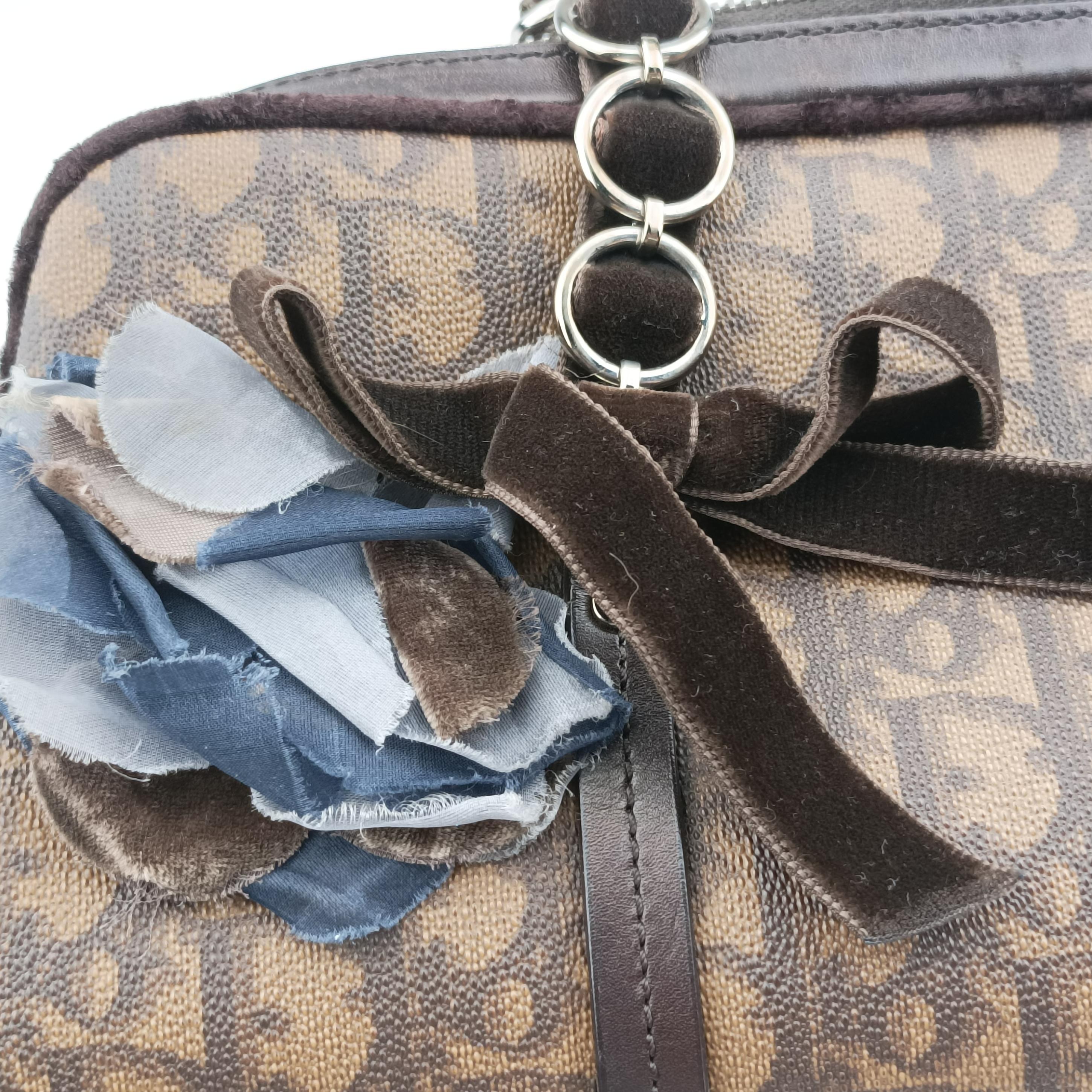 Trotter Brown×Multicolour PVC coated canvas 03-BO-0095トロッター ブラウン×マルチカラー PVCコーティングキャンバス 03-BO-0095