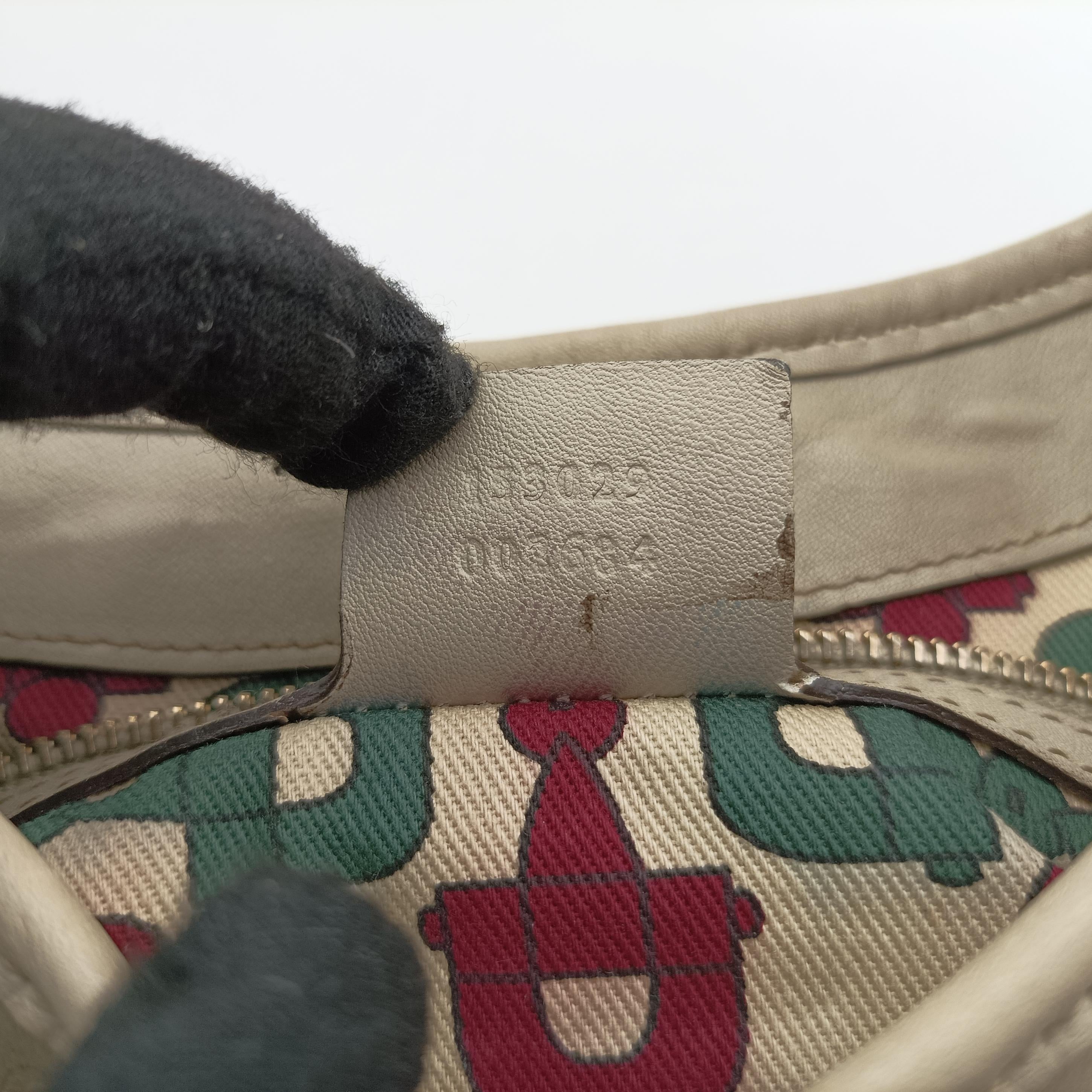 Jackie O Hobo Bouvier Floral White Leather 153029 G1311391フローラ ジャッキー オ ホーボー ホワイト レザー 153029 G1311391