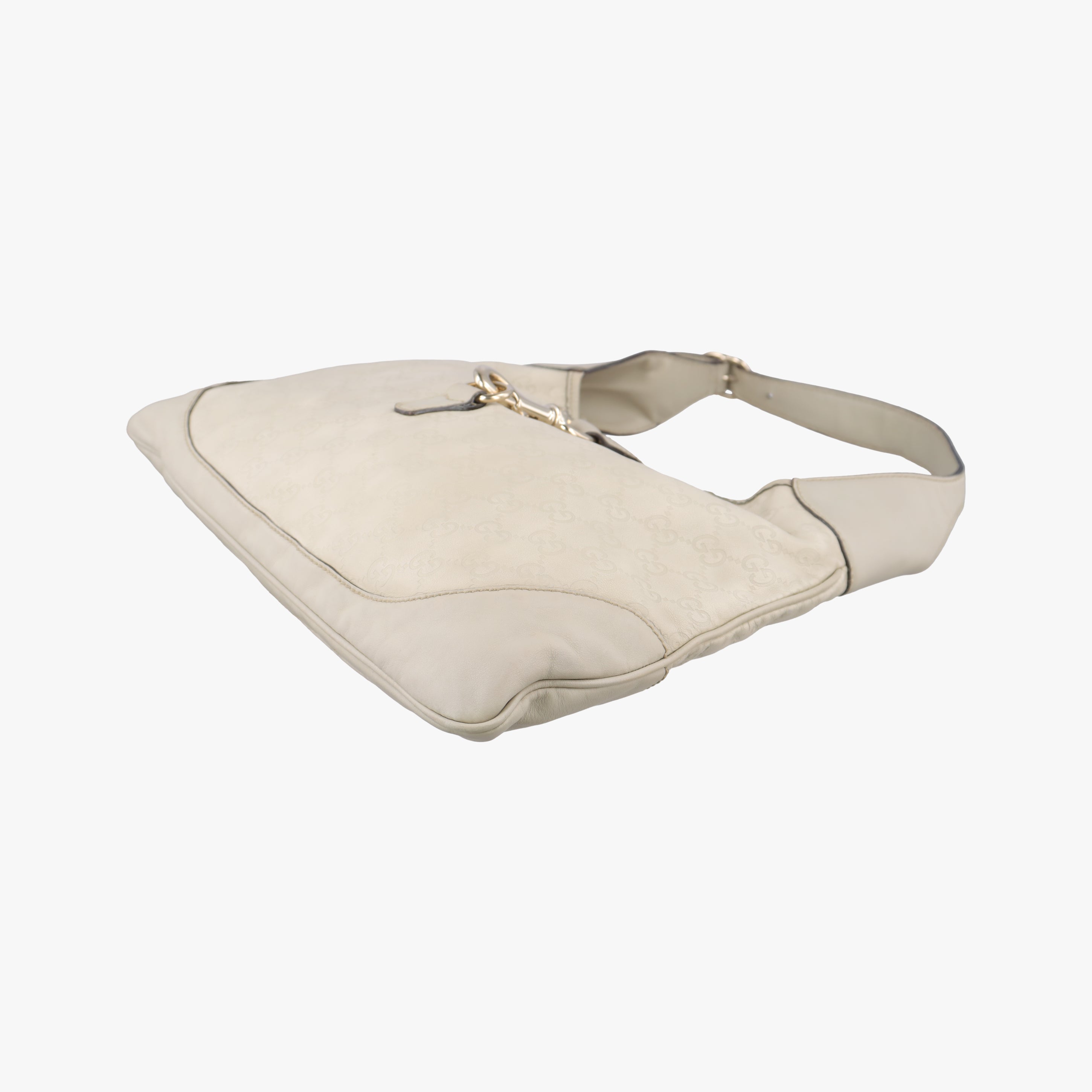 Jackie O Hobo Bouvier Floral White Leather 153029 G1311391フローラ ジャッキー オ ホーボー ホワイト レザー 153029 G1311391